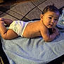 Jeremiah joined the competition — help win amazing prizes! baby, diaper, towel, carpet, floor, child, infant, cute, skin, lying_down, looking_at_camera, indoors, chubby, soft_texture, bright_eyes, curious, small, baby_skin, human, relaxing