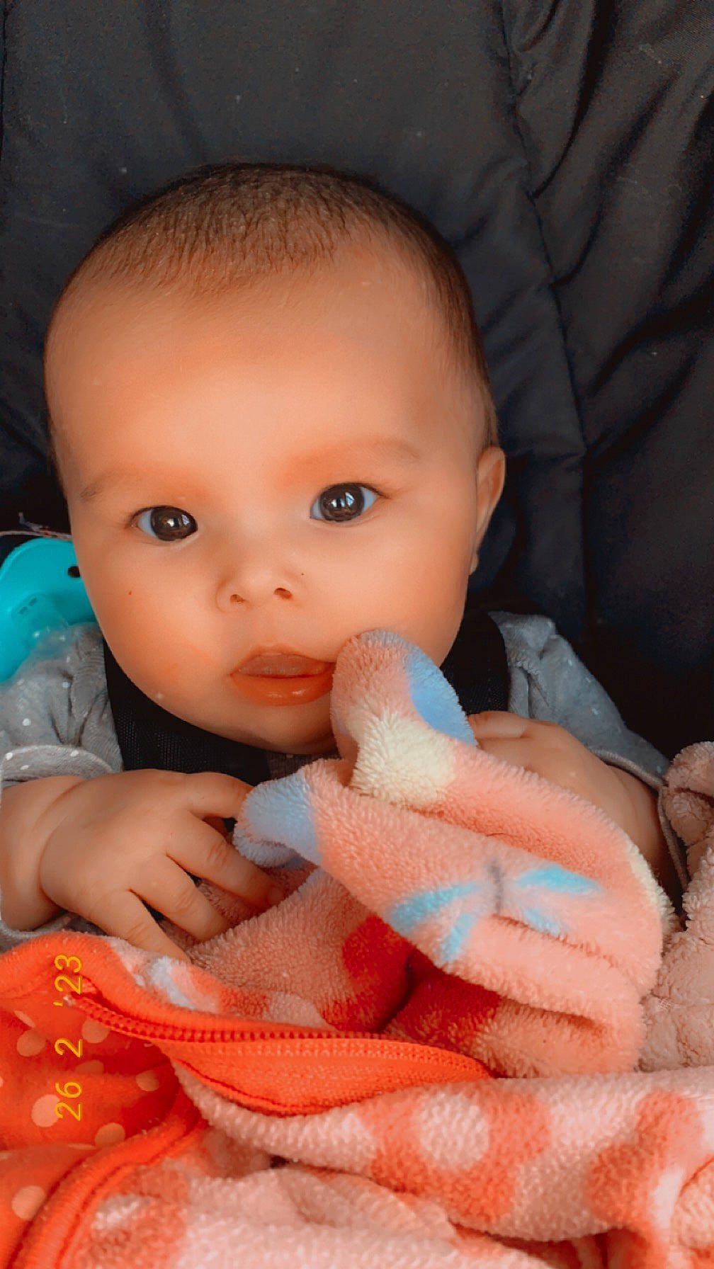 Katalina joined the competition — help win amazing prizes! baby, baby_products, baby_toddler_clothing, cheek, chin, comfort, eyebrow, eyelash, finger, iris, lip, mouth, nail, nose, person, pink, skin, thumb, toddler, wool
