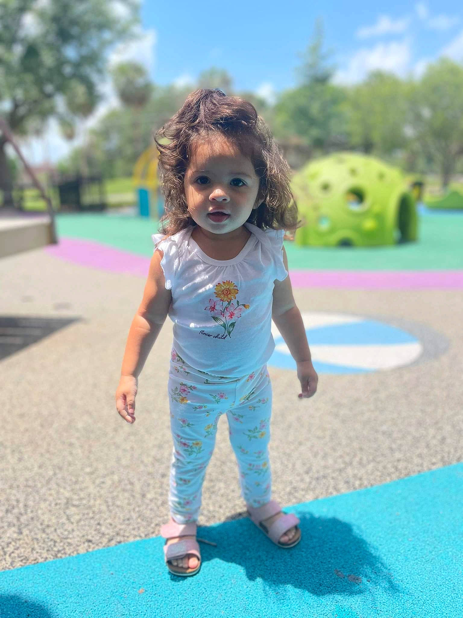 Annaleah joined the competition — help win amazing prizes! azure, beauty, child, denim, electric_blue, fun, grass, green, happy, leisure, magenta, people_in_nature, person, pink, play, playground, recreation, sky, t_shirt, toddler