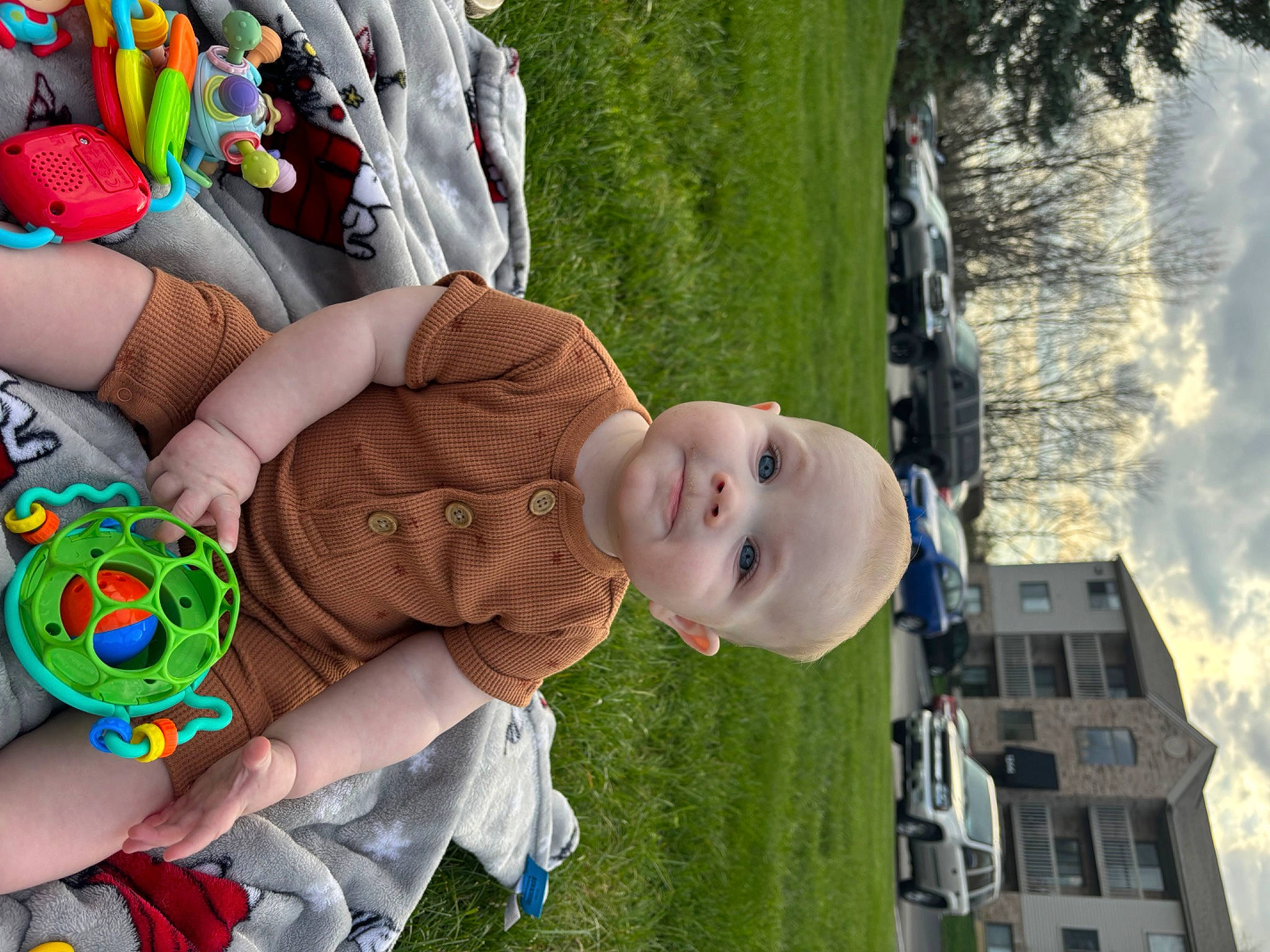 Kingston joined the competition — help win amazing prizes! baby, baby_products, baby_toddler_clothing, building, child, design, fun, grass, green, happy, hat, joy, leisure, people_in_nature, person, plant, recreation, toddler, toy, tree