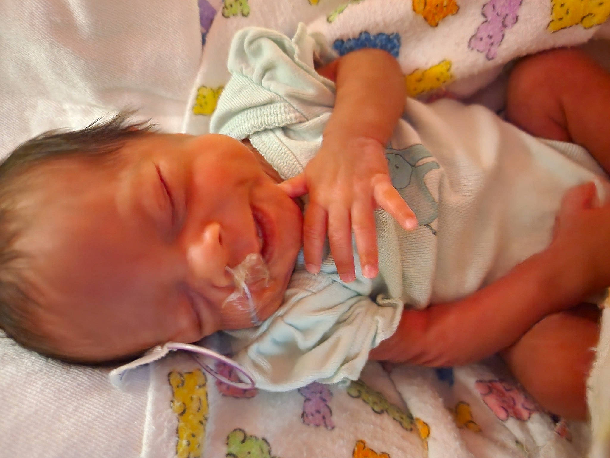 Daisy Rae Barber joined the competition — help win amazing prizes! baby, baby_toddler_clothing, cheek, child, comfort, ear, event, eye, eyelash, finger, gesture, hand, nail, nose, pattern, person, room, skin, thumb, toddler