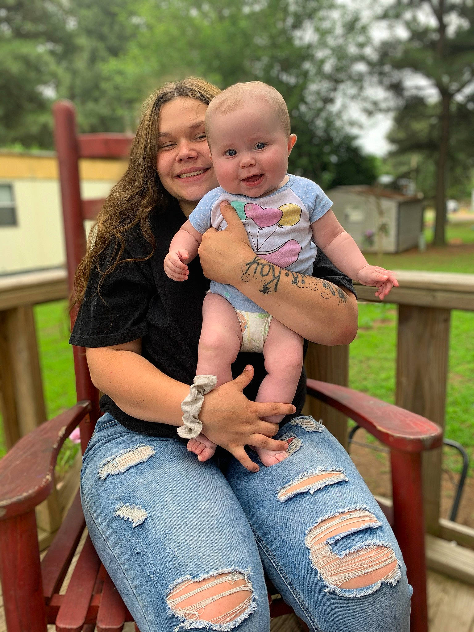 Alyvia joined the competition — help win amazing prizes! baby, child, event, face, fun, grass, happy, joy, lap, leg, leisure, mammal, people, people_in_nature, person, photograph, recreation, smile, summer, thigh