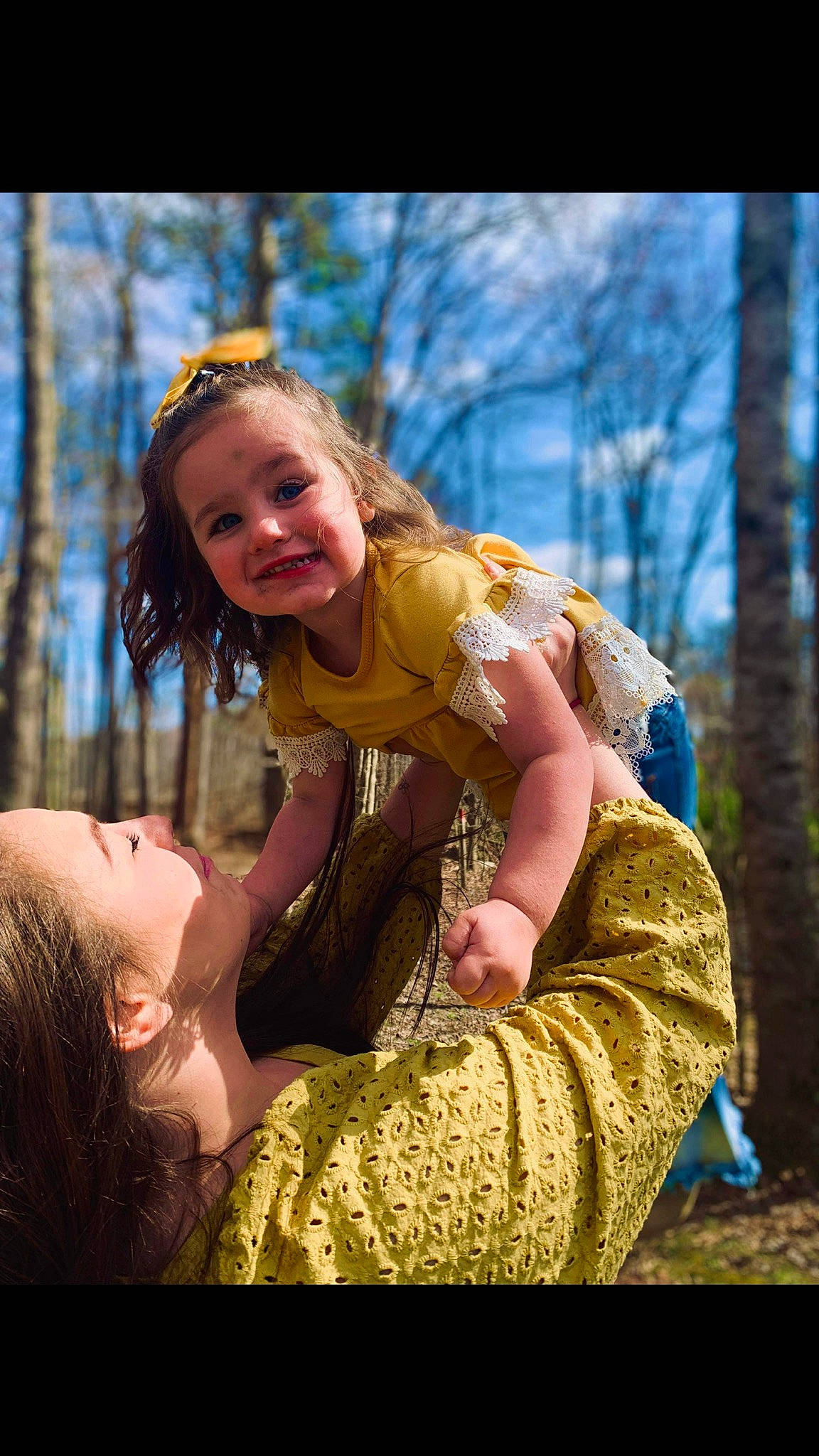 Remmi is registered to the contest to win money with this photo: blond, brown_hair, child, fawn, flash_photography, forest, fun, grass, happy, jewellery, joy, leisure, people_in_nature, person, photograph, plant, sky, smile, sunlight, toddler