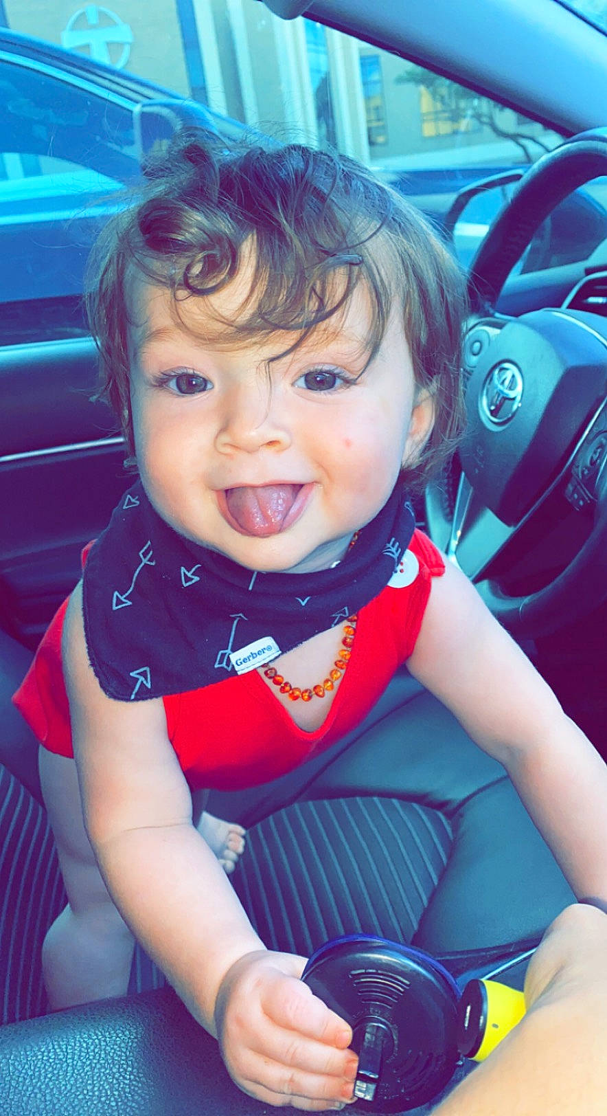 Jasper joined the competition — help win amazing prizes! automotive_design, azure, baby, baby_carriage, baby_in_car_seat, baby_toddler_clothing, blue, car, car_seat, cool, electric_blue, fun, happy, lifejacket, motor_vehicle, person, product, smile, steering_wheel, toddler