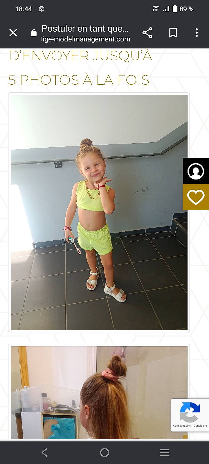 Tonina participe au concours pour gagner de l'argent avec cette photo : baby, baby_toddler_clothing, child, floor, flooring, foot, happy, human_leg, joy, knee, pattern, person, play, product, room, sandal, shorts, sleeve, smile, t_shirt