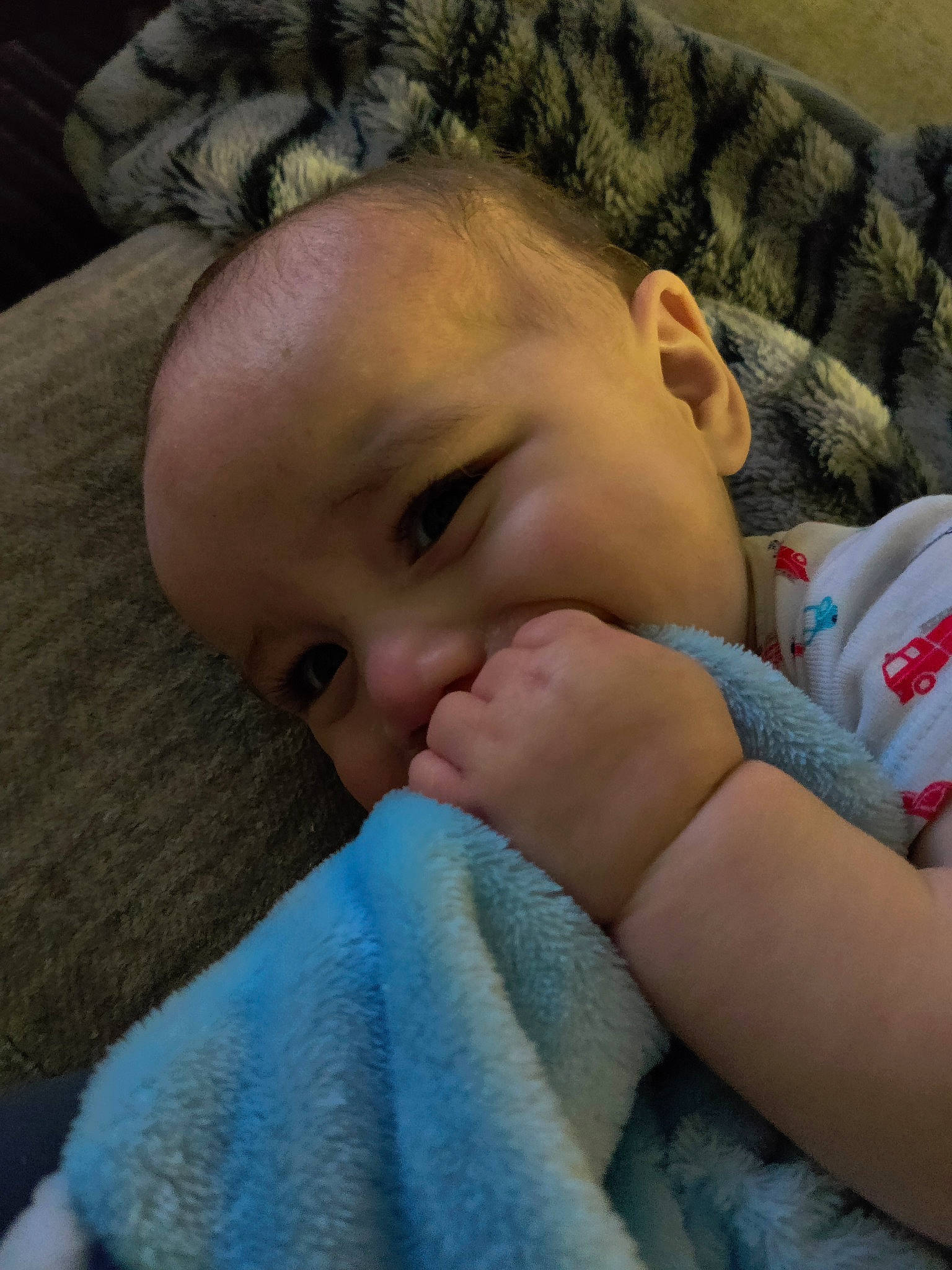 Izac is registered to the contest to win money with this photo: baby, baby_toddler_clothing, cheek, chin, comfort, ear, eye, eyebrow, face, facial_expression, finger, gesture, hand, head, iris, lip, mouth, nose, person, skin