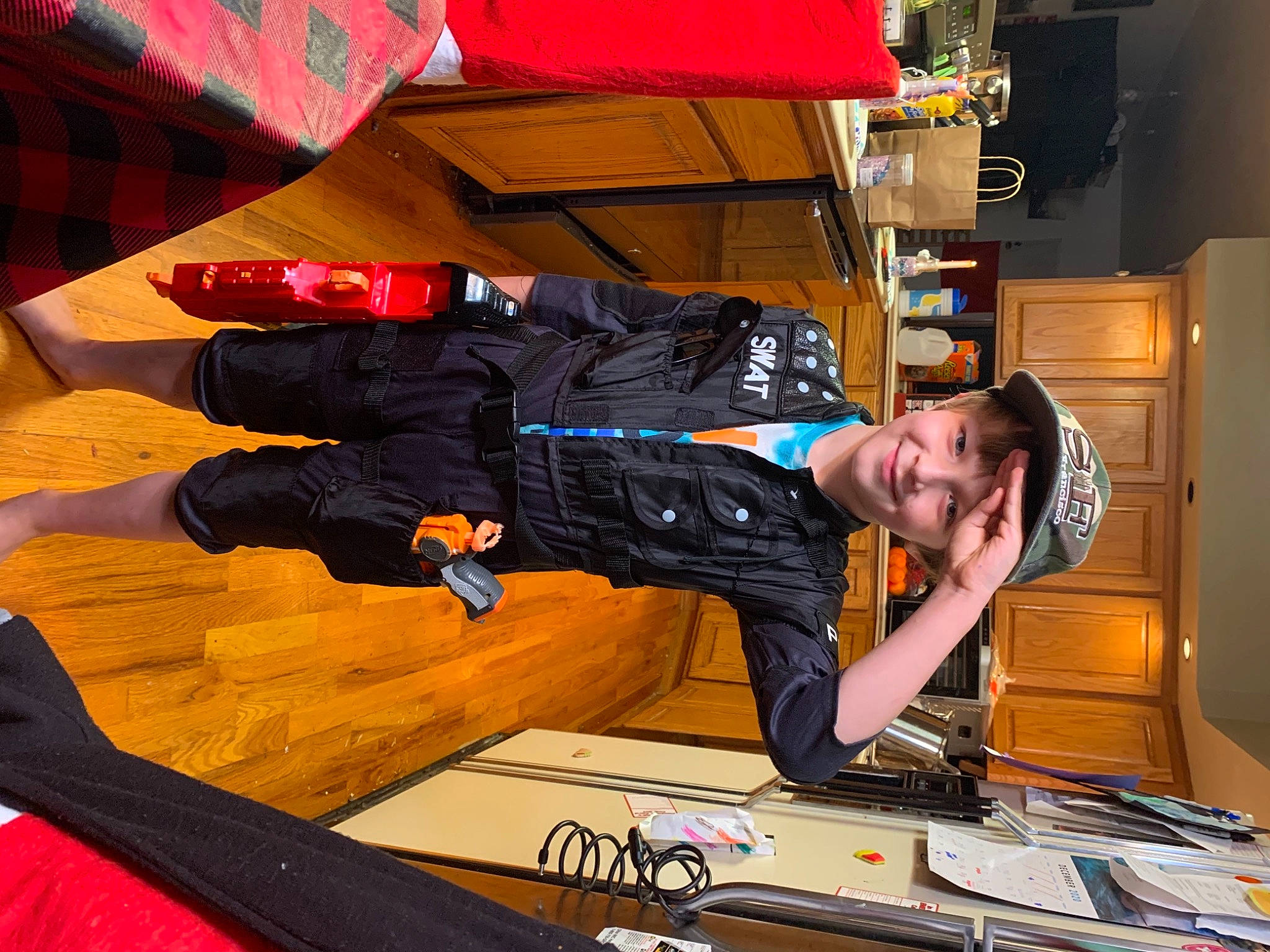 Markus joined the competition — help win amazing prizes! headwear, joy, outdoor_shoe, person, walking_shoe