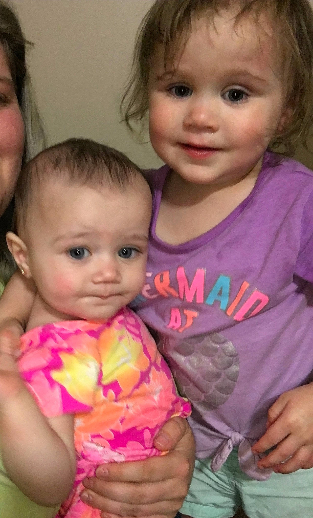 Aryah joined the competition — help win amazing prizes! abdomen, baby, brown_hair, cheek, child, eye, face, fun, happy, iris, joy, lip, mouth, nose, person, pink, sibling, skin, smile, toddler