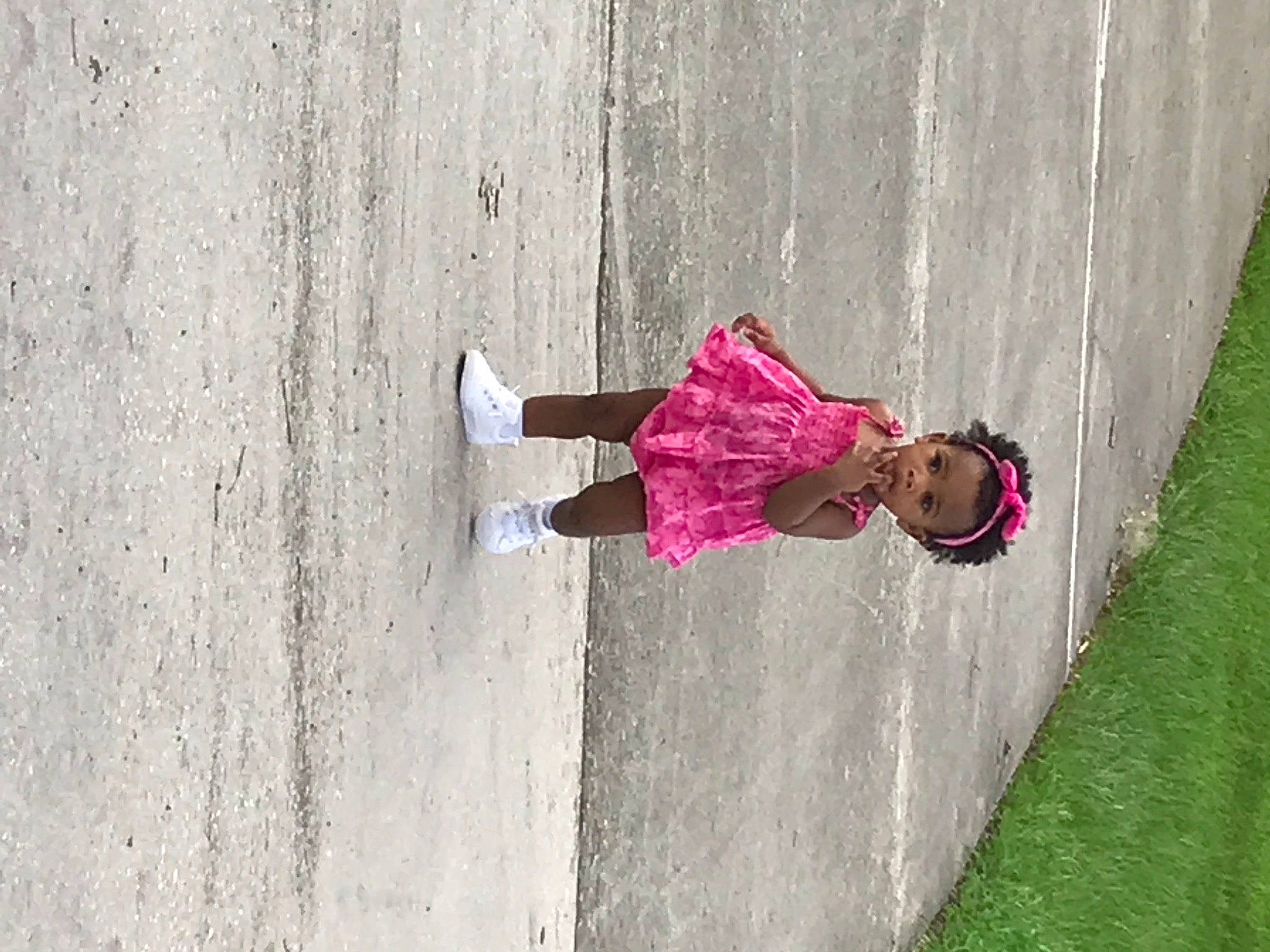 Aliyah is registered to the contest to win money with this photo: magenta, person, pink, wall, wood