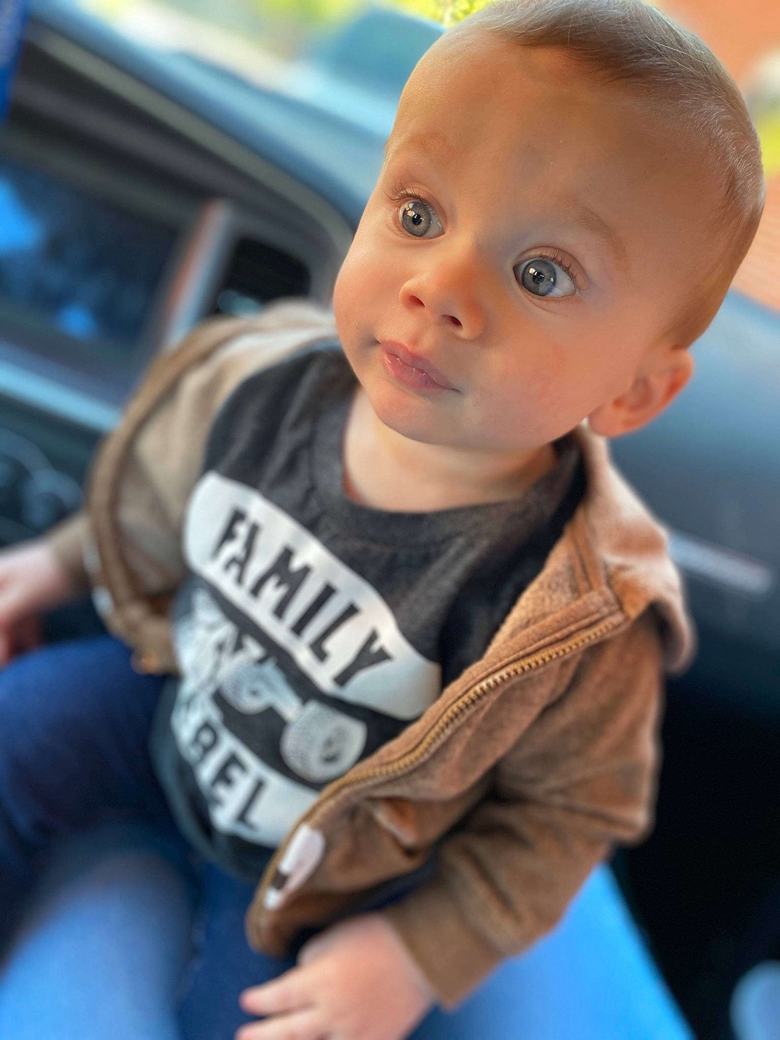 Marcel joined the competition — help win amazing prizes! baby, baby_toddler_clothing, cheek, child, child_model, denim, ear, hood, hoodie, iris, lip, long_sleeved_t_shirt, person, portrait_photography, skin, toddler