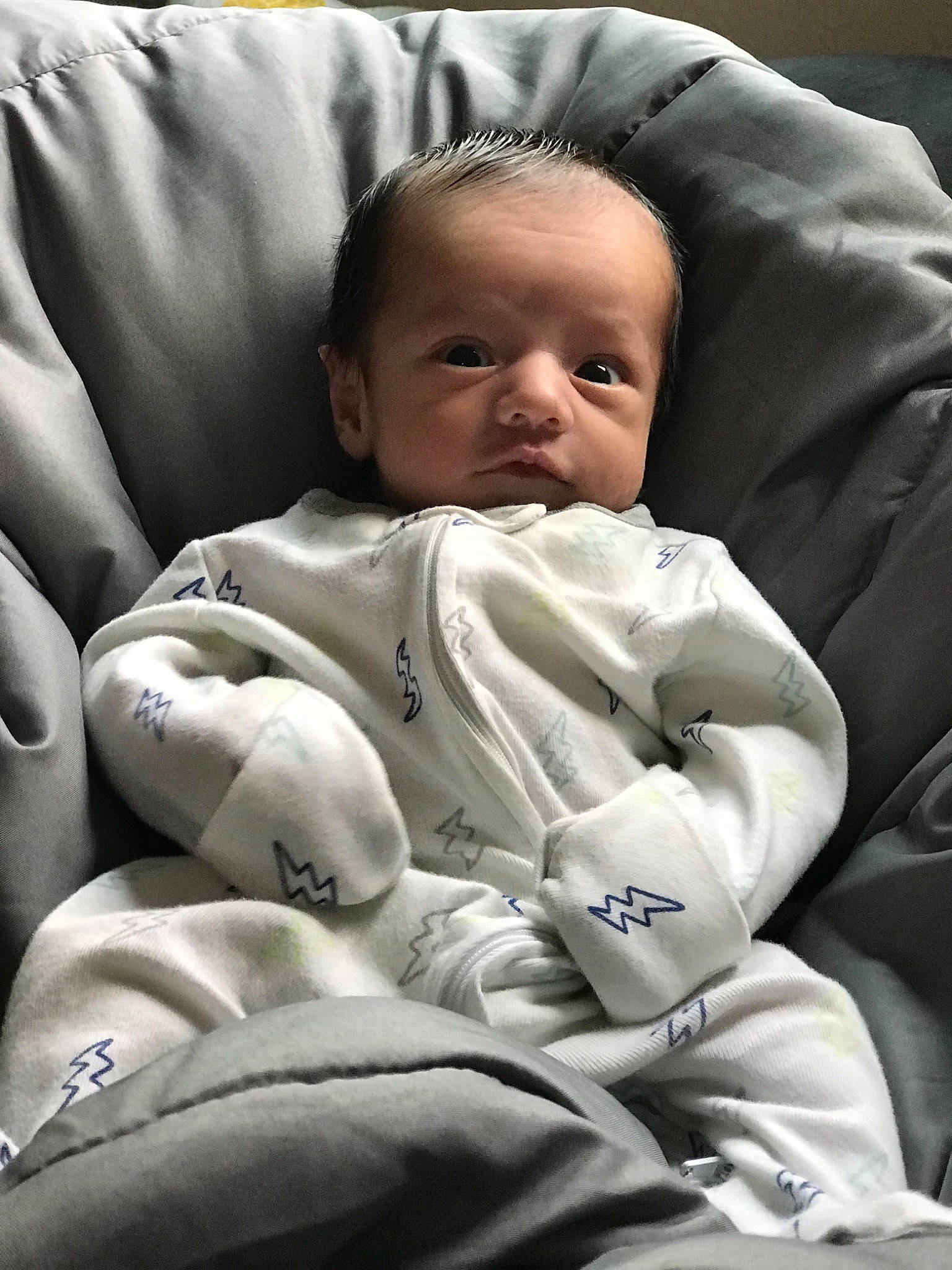 Elian is registered to the contest to win money with this photo: baby, bedtime, cheek, child, comfort, nap, person, product, skin, sleep, smile, toddler