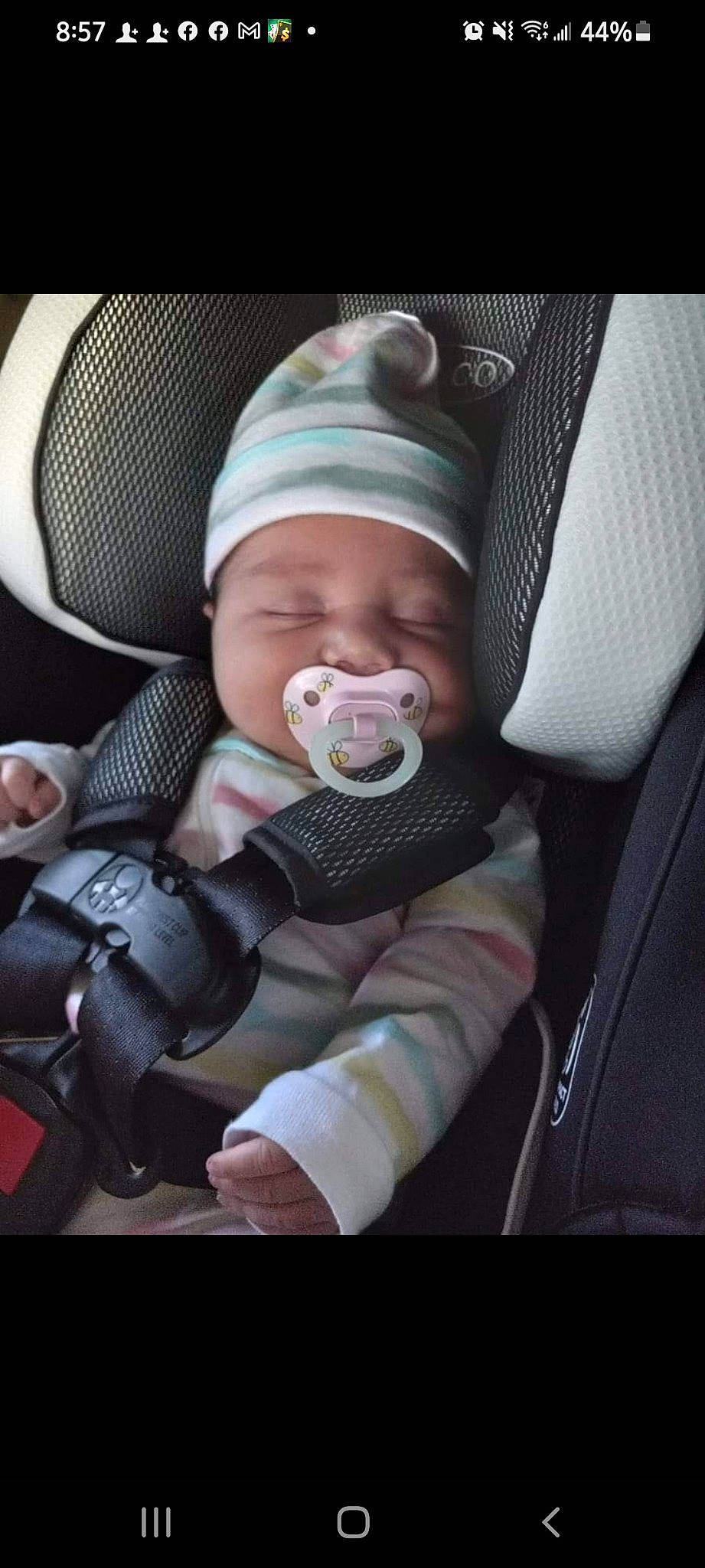 Melody joined the competition — help win amazing prizes! audio_equipment, auto_part, automotive_design, baby, baby_carriage, baby_in_car_seat, baby_products, car_seat, car_seat_cover, child, comfort, finger, headgear, headwear, helmet, nail, person, personal_protective_equipment, seat_belt, sitting