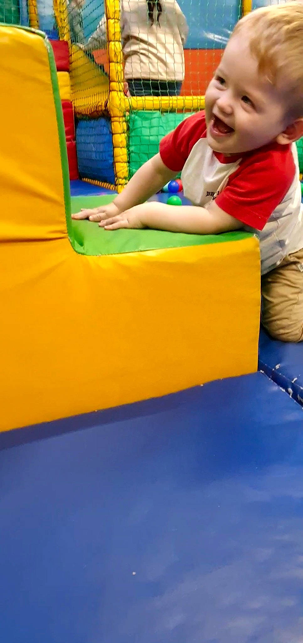 Ryver joined the competition — help win amazing prizes! baby_toys, bounce_house, child, fun, games, inflatable, joy, leisure, outdoor_play_equipment, person, play, playground, recreation, toddler, yellow