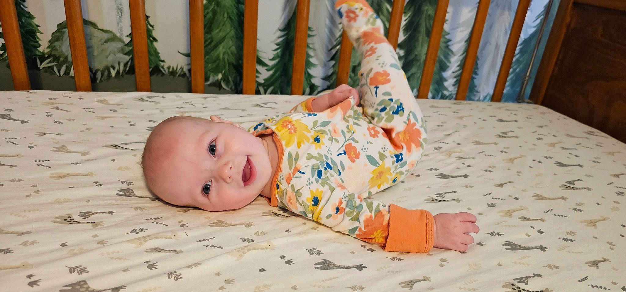 Persephone joined the competition — help win amazing prizes! baby, baby_toddler_clothing, child, comfort, dress, eye, face, facial_expression, flooring, fun, happy, head, leisure, linens, person, skin, sleeve, smile, textile, toddler