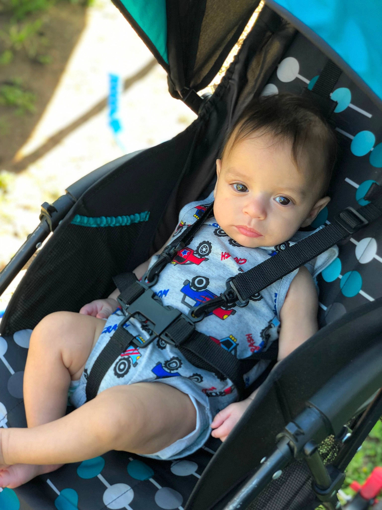 Bradley joined the competition — help win amazing prizes! auto_part, baby, baby_carriage, baby_products, baby_toddler_clothing, blue, chair, child, comfort, electric_blue, fashion_accessory, fun, grass, lap, leisure, person, recreation, sitting, skin, toddler