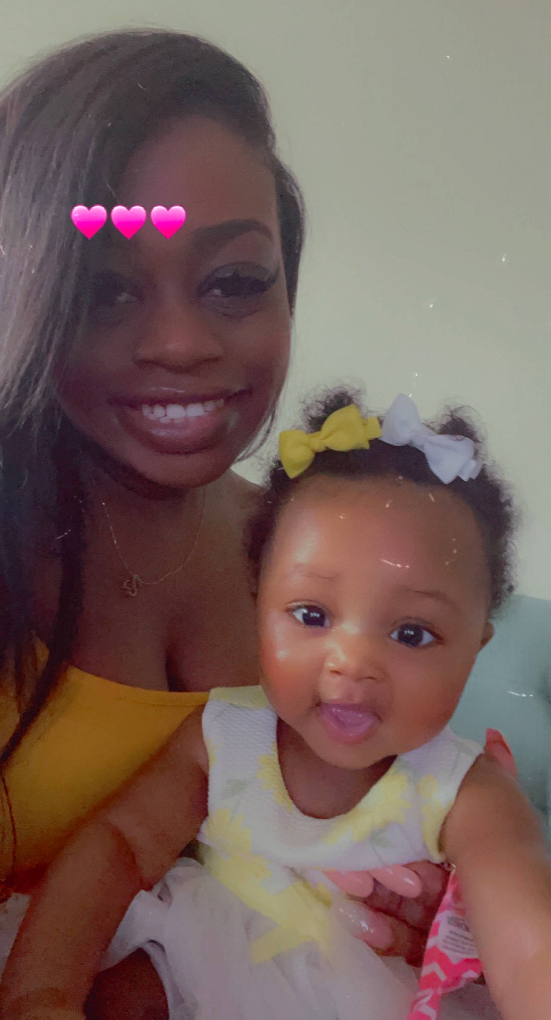 Kimora joined the competition — help win amazing prizes! baby_toddler_clothing, black_hair, chin, eye, eyebrow, facial_expression, flash_photography, fun, gesture, hair, hairstyle, happy, headgear, headpiece, iris, joy, lip, person, pink, skin