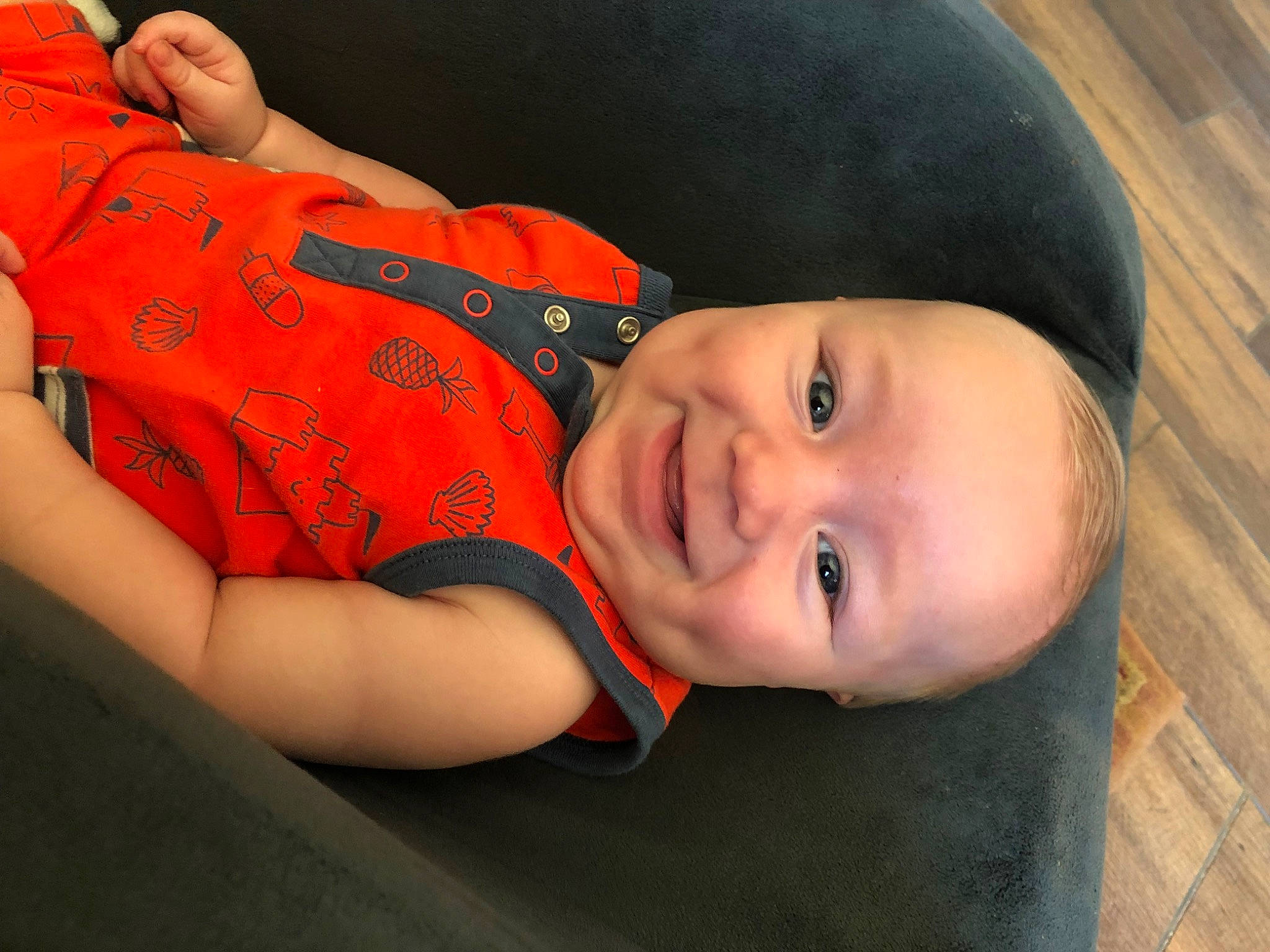Hunter joined the competition — help win amazing prizes! arm, baby, baby_laughing, baby_toddler_clothing, cheek, chin, flash_photography, fun, happy, hat, headgear, human_body, joy, mouth, nose, person, skin, sleeve, smile, toddler