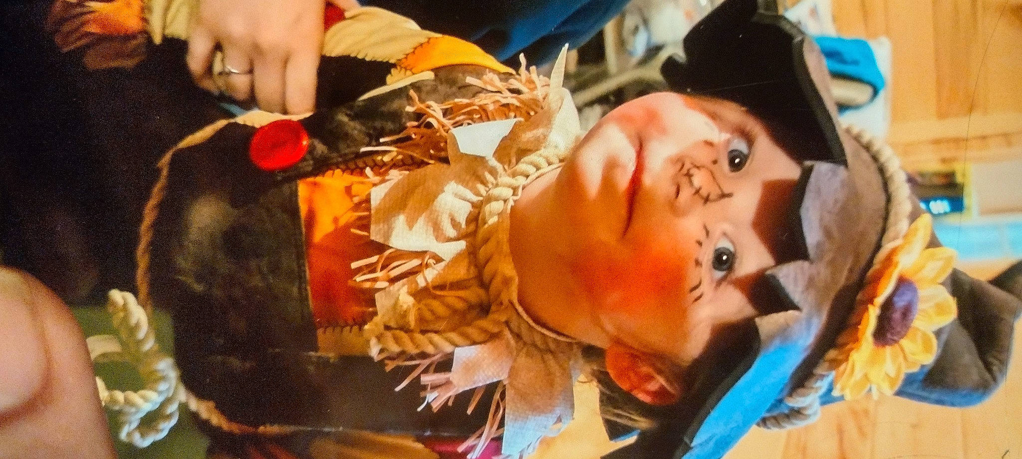 Nevaeh joined the competition — help win amazing prizes! art, child, eyewear, fun, hat, nail, orange, person, personal_protective_equipment, visual_arts