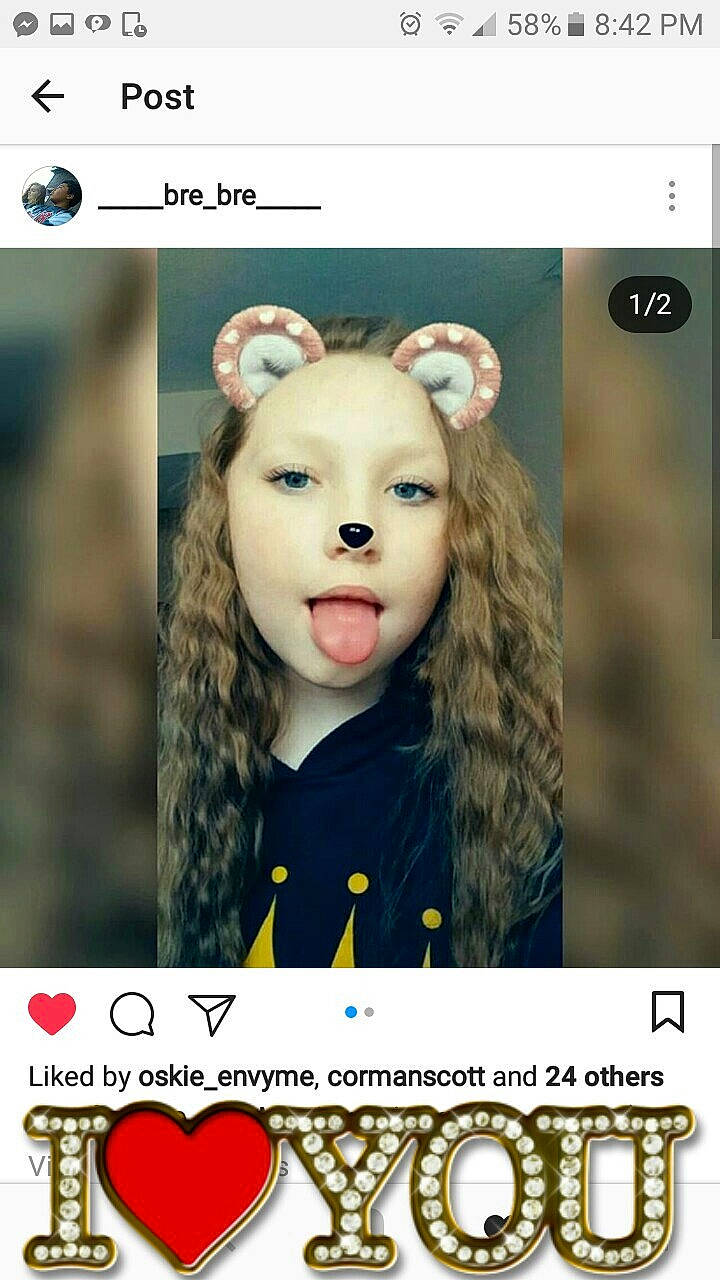 Breonna is registered to the contest to win money with this photo: cheek, chin, ear, eye, eyebrow, eyelash, face, font, forehead, girl, hair_coloring, head, jaw, lip, nose, person, photo_caption, photomontage, screenshot