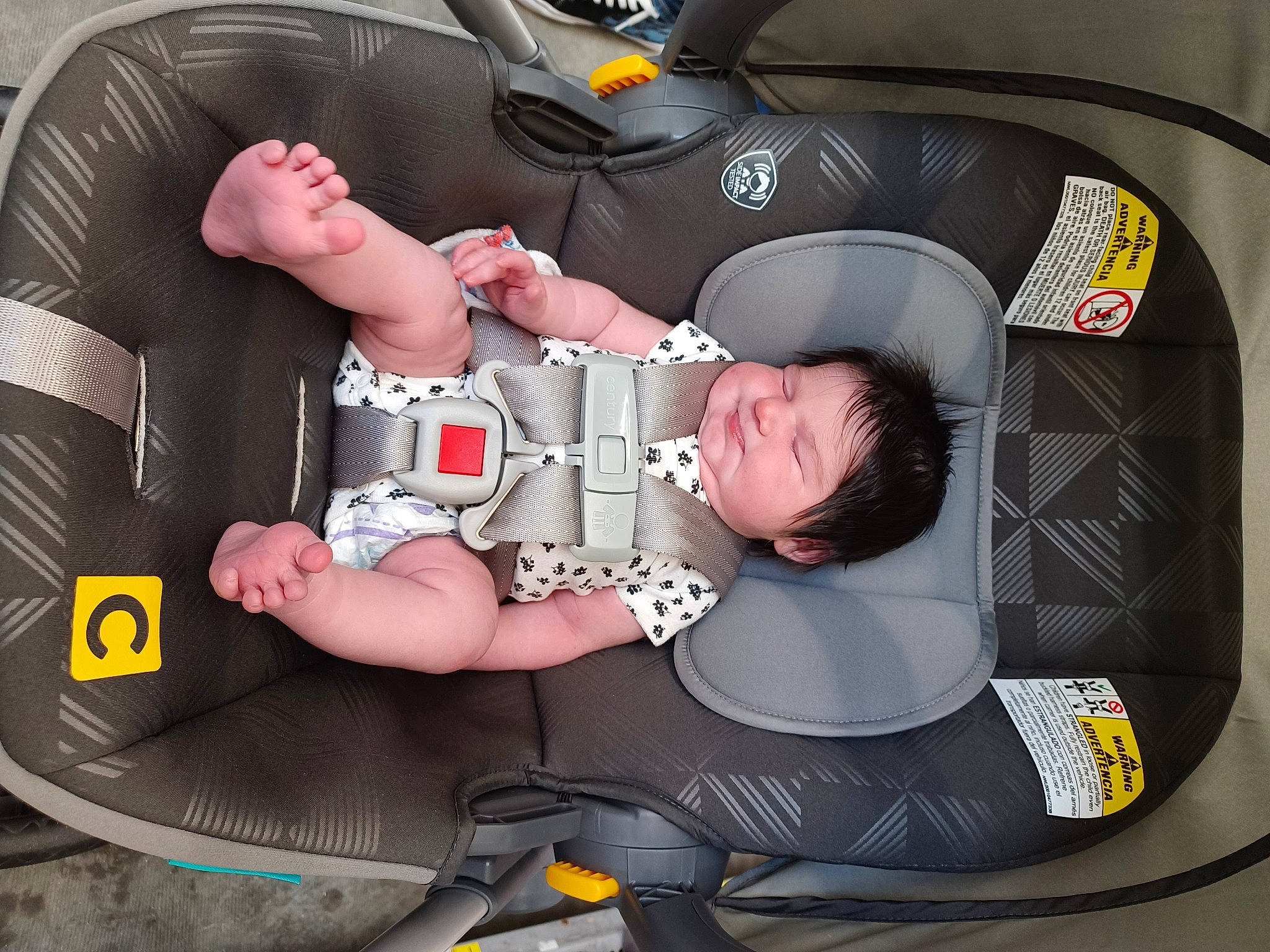 Ember is registered to the contest to win money with this photo: auto_part, automotive_design, automotive_tire, automotive_wheel_system, baby, baby_carriage, baby_in_car_seat, baby_products, baby_toddler_clothing, car_seat, child, comfort, family_car, luxury_vehicle, motor_vehicle, person, product, tire, toddler, vehicle_door