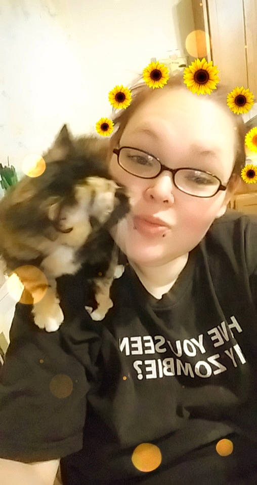 Buttercup is registered to the contest to win money with this photo: child, companion_dog, cool, eyewear, fashion_accessory, flash_photography, fun, fur, fur_clothing, gesture, glasses, happy, portrait, portrait_photography, selfie, small_to_medium_sized_cats, t_shirt, toy, vision_care