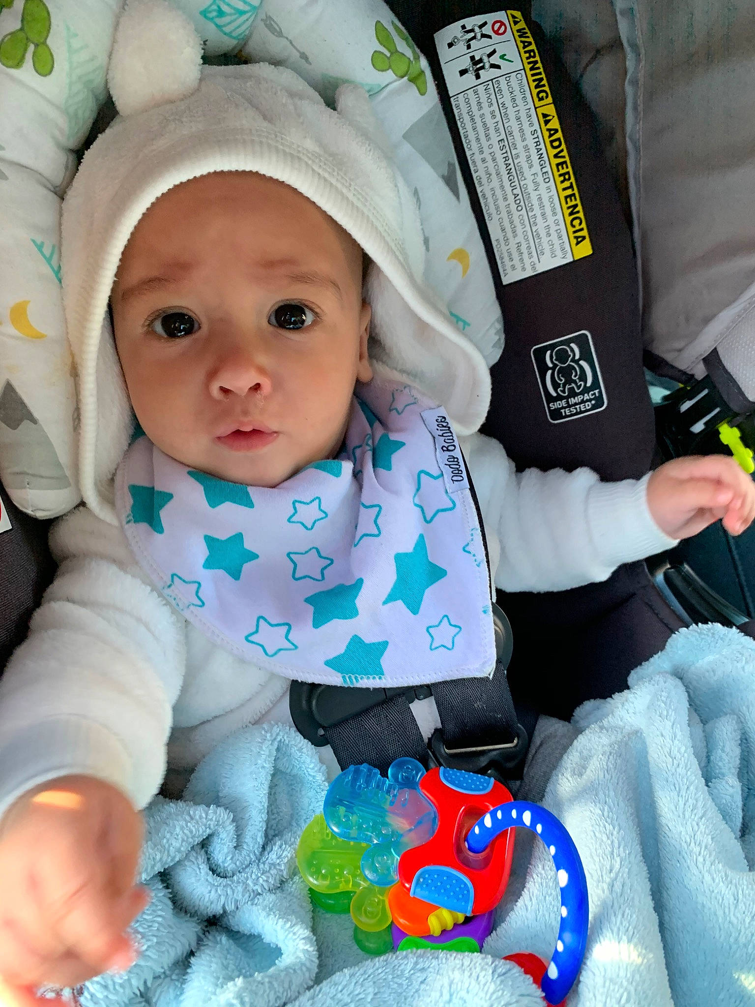 Blaine joined the competition — help win amazing prizes! baby, baby_in_car_seat, baby_products, baby_toddler_clothing, car_seat, child, person, product, toddler