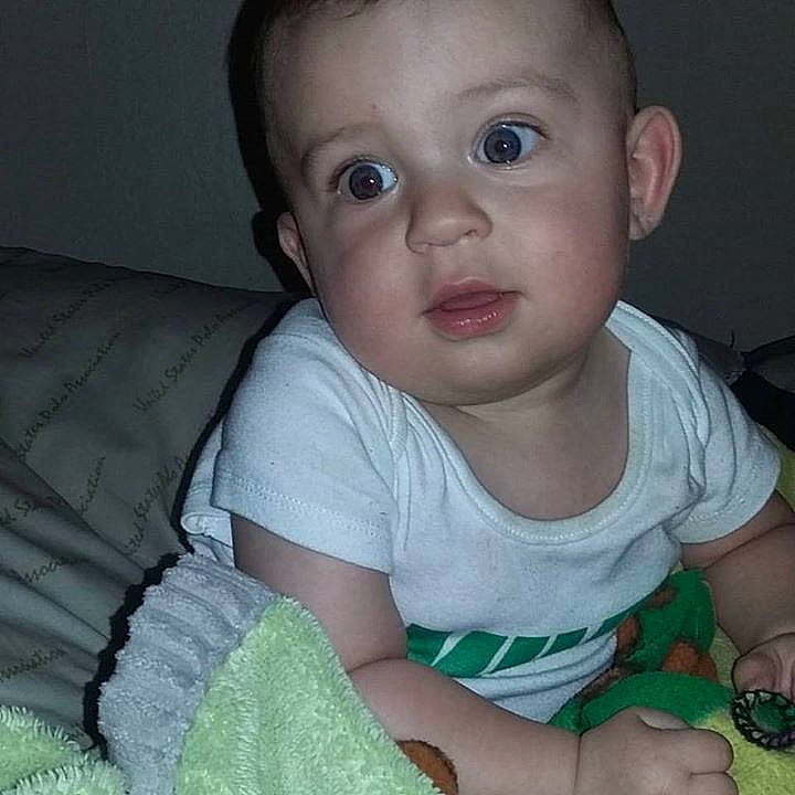 Logan is registered to the contest to win money with this photo: