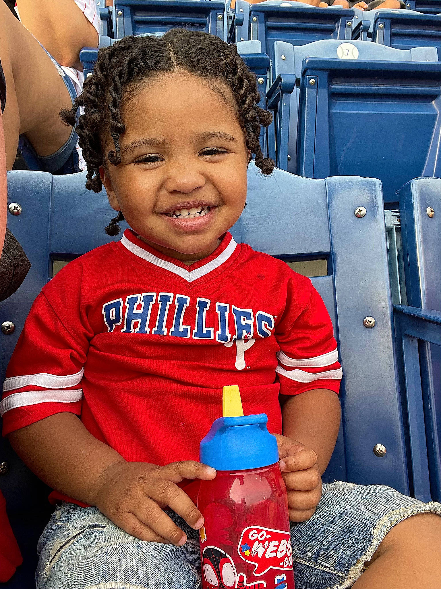 Koda joined the competition — help win amazing prizes! blue, bottle, carbonated_soft_drinks, child, cool, drink, electric_blue, fun, happy, joy, motor_vehicle, person, plastic_bottle, product, skin, smile, soft_drink, summer, t_shirt, toddler