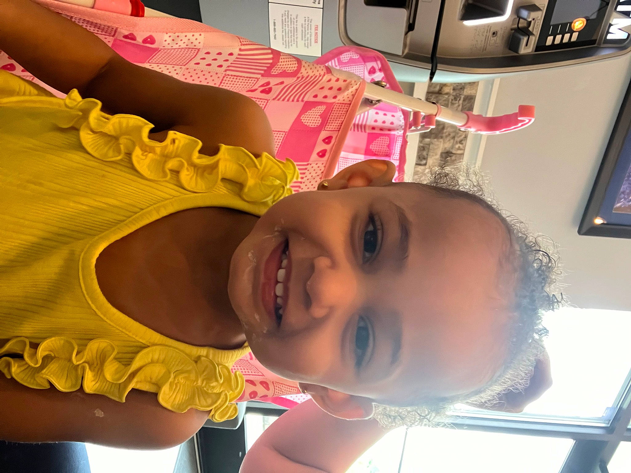 Liliana is registered to the contest to win money with this photo: child, ear, eyebrow, eyelash, fashion_accessory, forehead, fun, happy, hat, headgear, jaw, joy, leisure, mouth, neck, nose, person, picture_frame, selfie, skin