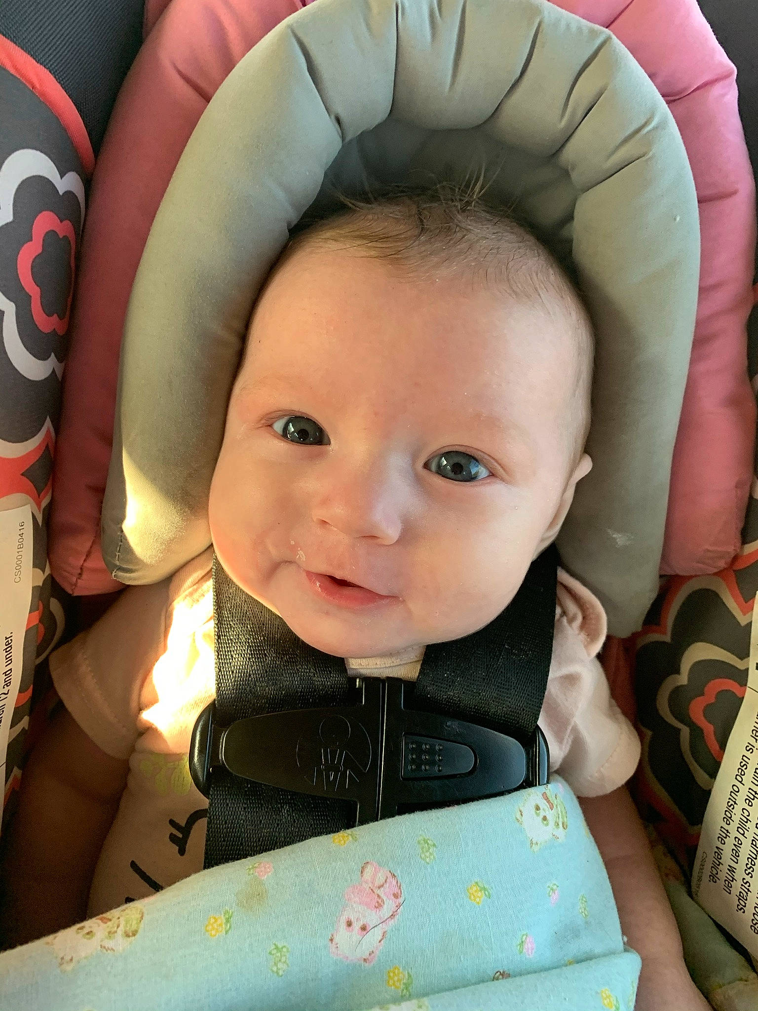 Chaya Faith is registered to the contest to win money with this photo: baby, baby_toddler_clothing, cheek, chin, comfort, eye, eyebrow, eyelash, face, hair, hairstyle, head, iris, mouth, nose, person, product, skin, sleeve, smile