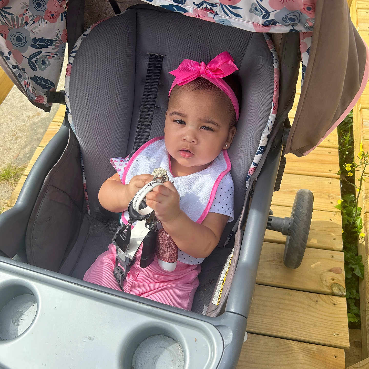 Kazaira Clark joined the competition — help win amazing prizes! accessories, alloywheel, baby, bonnet, car, carwheel, chair, clothing, face, furniture, hat, head, person, photography, portrait, stroller, sunglasses, transportation, vehicle, wood