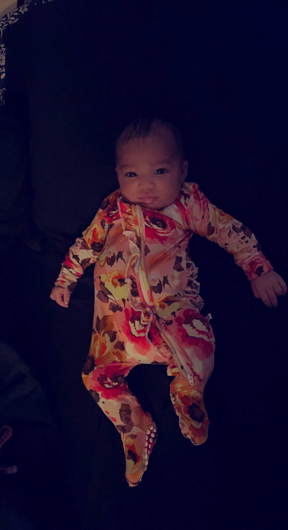 Liberty is registered to the contest to win money with this photo: arm, baby, baby_toddler_clothing, cheek, chest, comfort, cool, finger, hand, happy, iris, leg, mouth, neck, nose, person, pink, sleeve, thumb, toddler