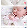 baby, newborn, sleeping, yawning, blanket, ribbon, portrait, cute, infant, soft, white, pink, striped, wrapped, peaceful, face, head, photography, studio, watermark