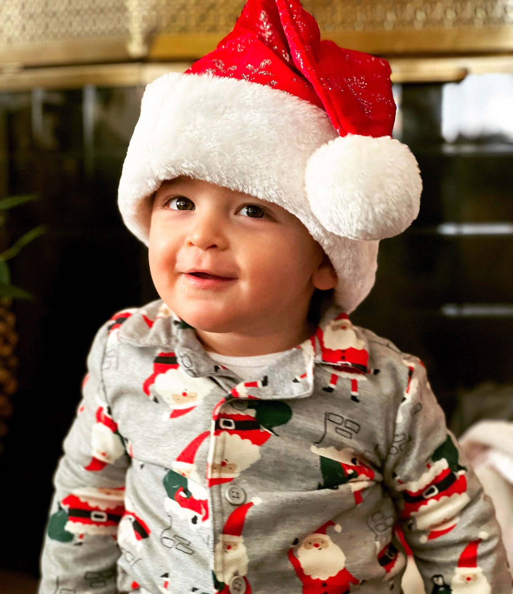 Knox joined the competition — help win amazing prizes! baby_toddler_clothing, cap, chin, clothing, collar, costume_hat, event, eye, face, green, happy, head, headwear, human_body, jacket, joy, outerwear, person, red, sleeve