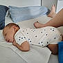 Luciano joined the competition — help win amazing prizes! baby, sleeping, onesie, stars, blanket, bed, pillow, freckles, legs, skin, relaxation, indoor, comfort, peaceful, infant, child, rest, soft, white, casual
