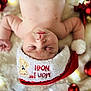 Hannah participe au concours pour gagner de l'argent avec cette photo : baby, sleeping, santa_hat, christmas, holiday_lights, red_ornaments, soft_blanket, festive, cute, infant, holiday_decor, face, headwear, indoors, peaceful, closeup, skin, newborn, christmas_decorations, holiday_mood