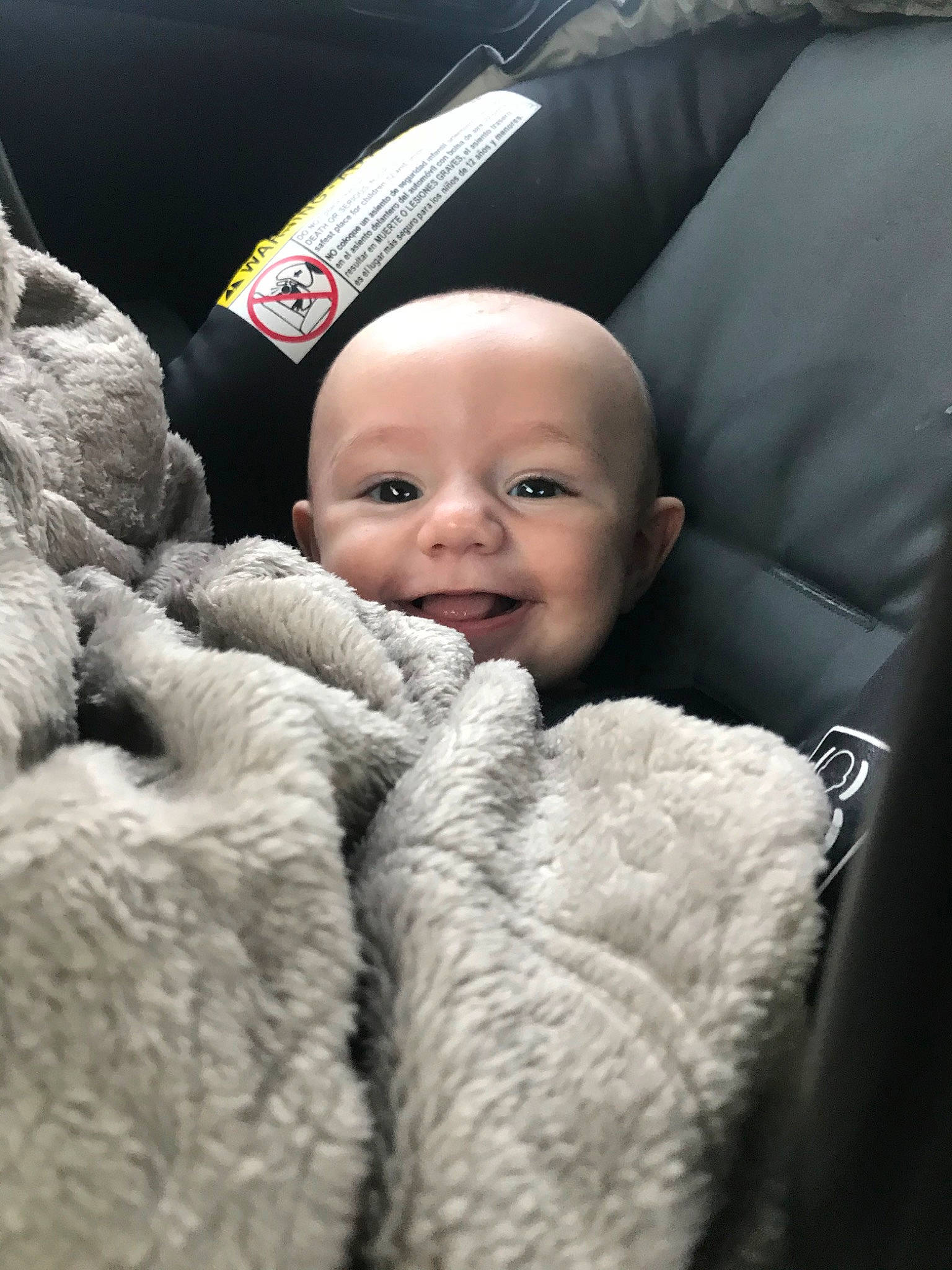 Kaius joined the competition — help win amazing prizes! baby, baby_in_car_seat, car_seat, cheek, child, face, fur, head, person, skin, toddler