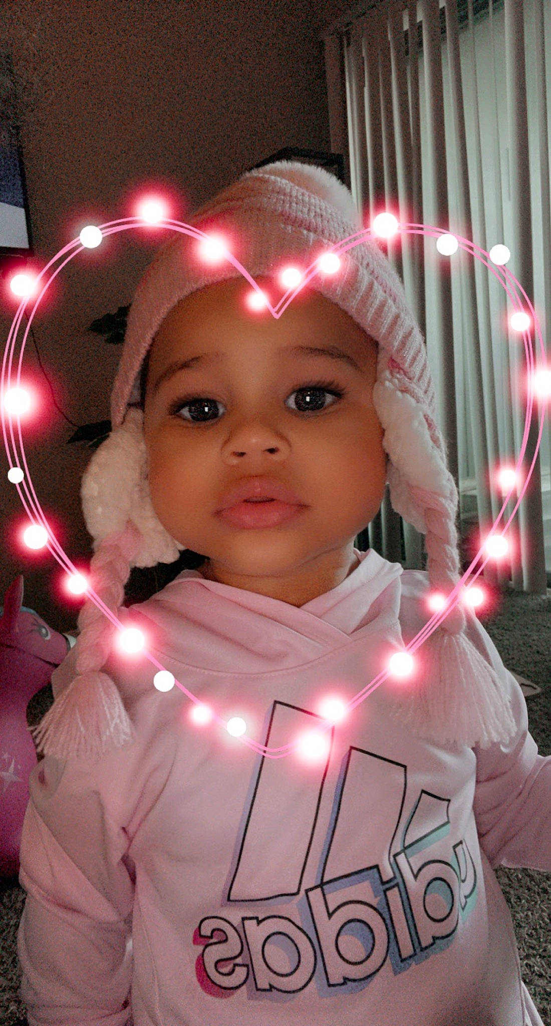 Amora joined the competition — help win amazing prizes! beauty, cheek, chin, cool, event, eye, eyelash, fun, happy, head, human, light, lighting, magenta, mouth, organ, person, pink, purple, sleeve