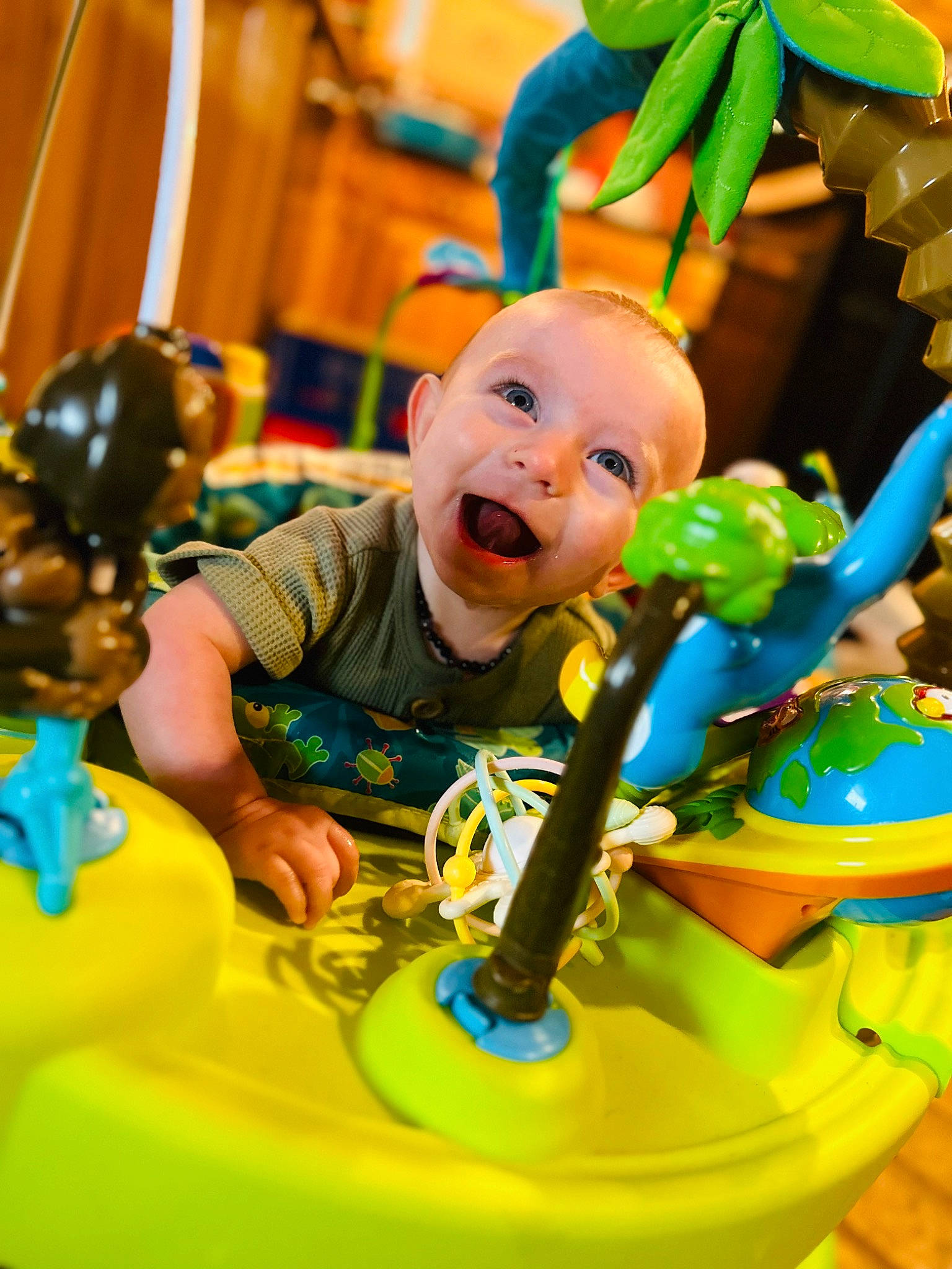 Karsyn joined the competition — help win amazing prizes! animation, baby, baby_products, baby_toys, child, event, facial_expression, fun, games, green, happy, leisure, person, plastic, play, recreation, smile, snapshot, toddler, toy