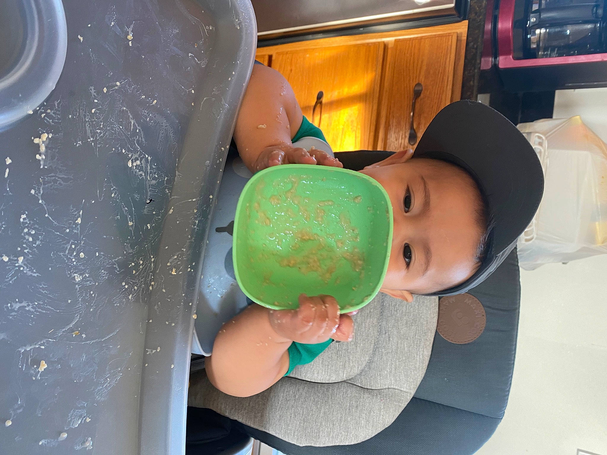 Anthony joined the competition — help win amazing prizes! baby, baby_products, baby_toddler_clothing, baseball_cap, child, circle, cleanliness, comfort, fun, hat, home_appliance, machine, person, picture_frame, plastic, product, room, television, toddler