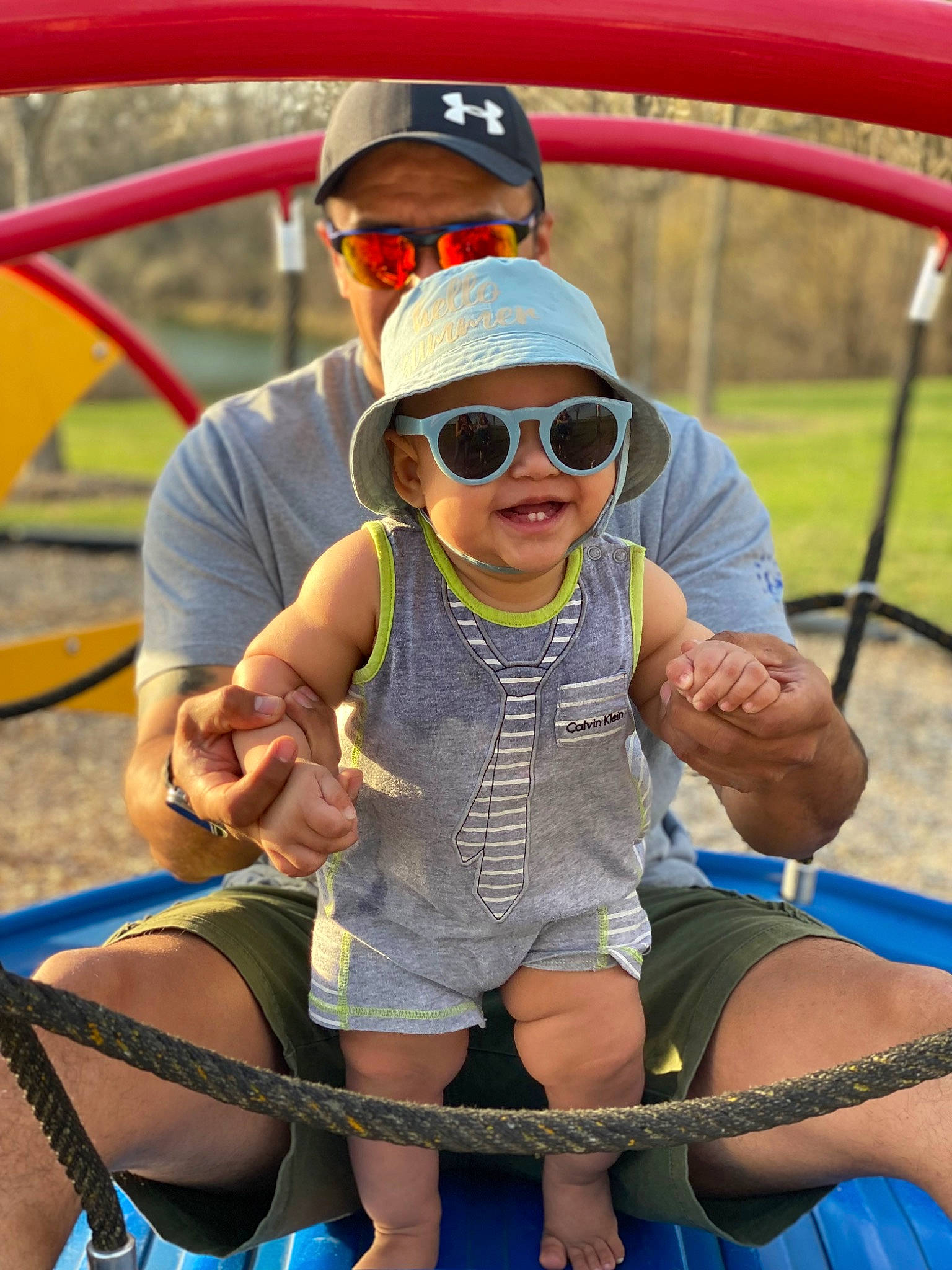 Anthony joined the competition — help win amazing prizes! baseball_cap, blue, cap, child, eyewear, facial_expression, fun, glasses, goggles, happy, hat, headwear, leisure, people, person, recreation, shorts, summer, sunglasses, thigh