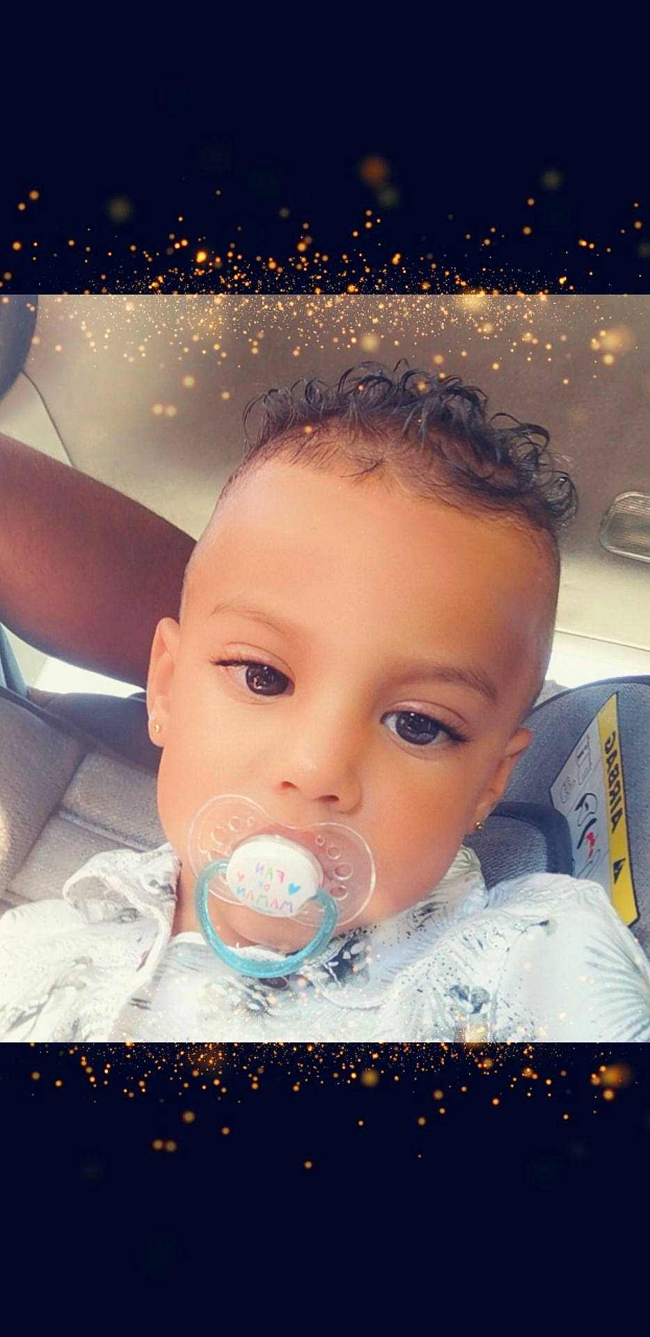 Mayron a rejoint le concours — aidez-le/la à gagner de superbes lots ! baby, cheek, child, face, forehead, head, mouth, nose, person, toddler