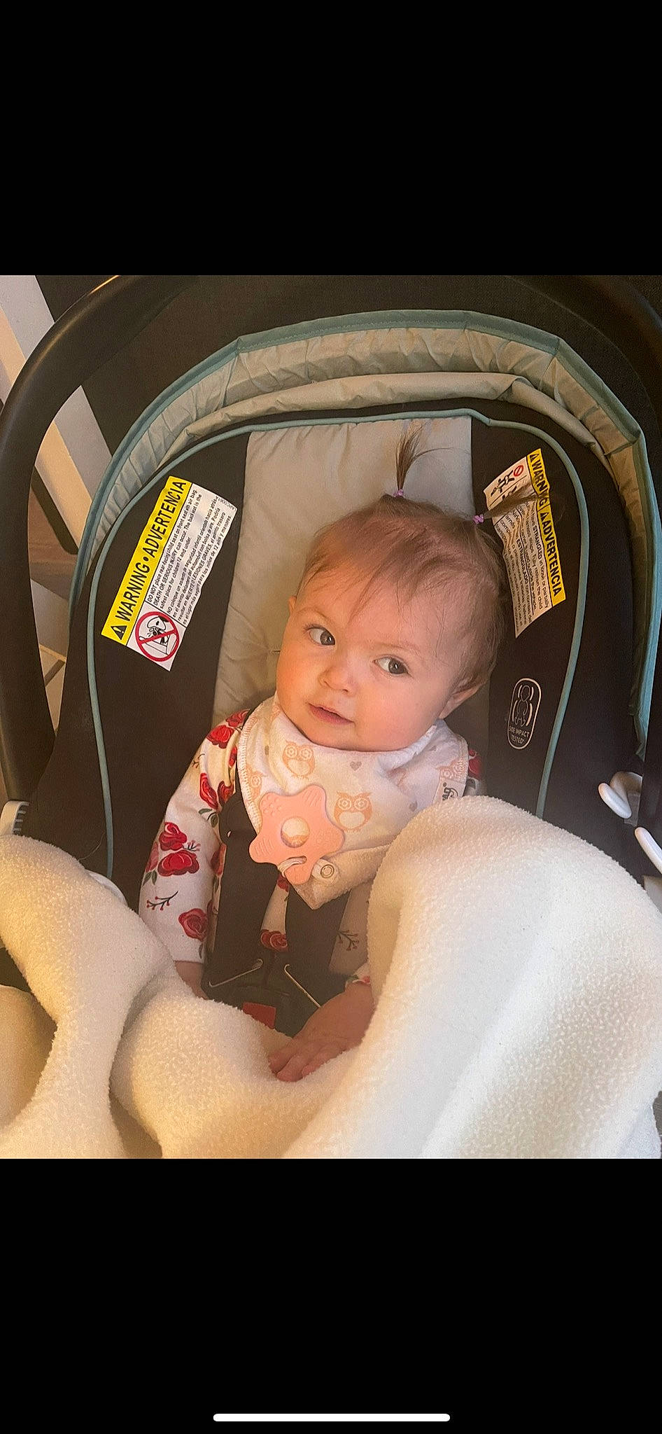 Brooklyn joined the competition — help win amazing prizes! auto_part, automotive_design, baby, baby_carriage, baby_in_car_seat, baby_products, baby_toddler_clothing, car_seat, car_seat_cover, child, comfort, fun, lap, mammal, motor_vehicle, person, seat_belt, steering_part, steering_wheel, toddler