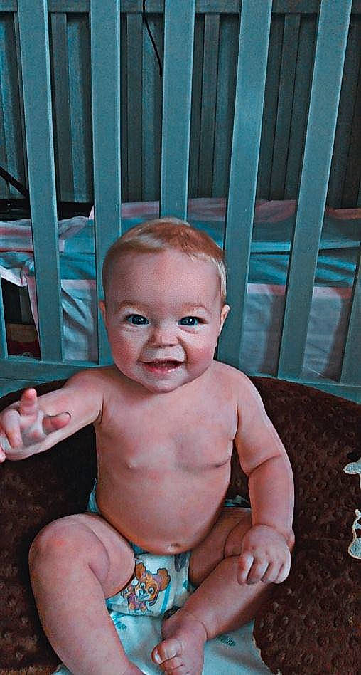 Audrie is registered to the contest to win money with this photo: baby, cheek, chest, eye, eyebrow, face, finger, happy, leg, leisure, lip, mouth, muscle, nose, organ, person, skin, smile, stomach, thumb
