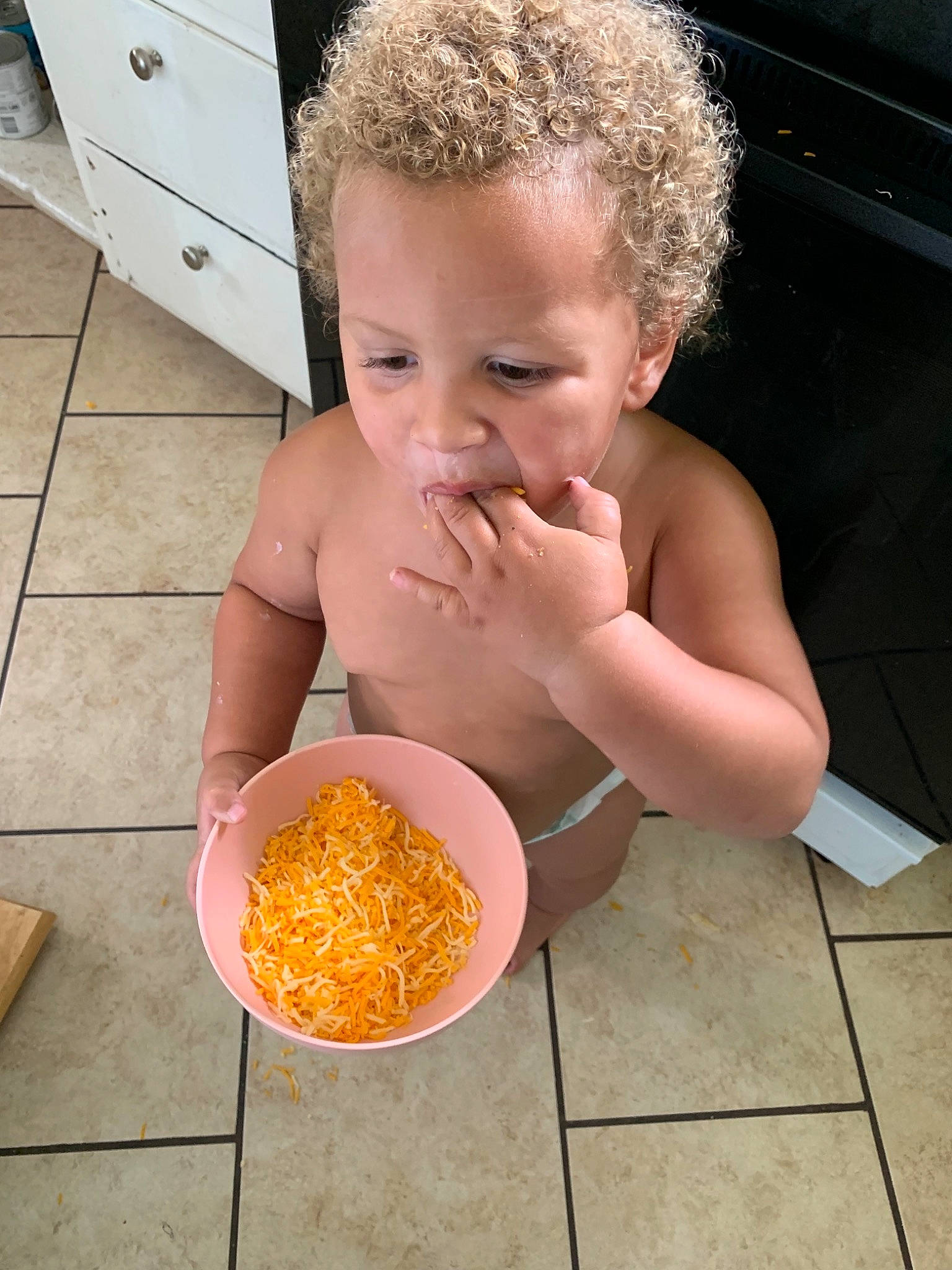 Jackie joined the competition — help win amazing prizes! baby_food, child, cuisine, dish, eating, food, junk_food, person, side_dish, toddler