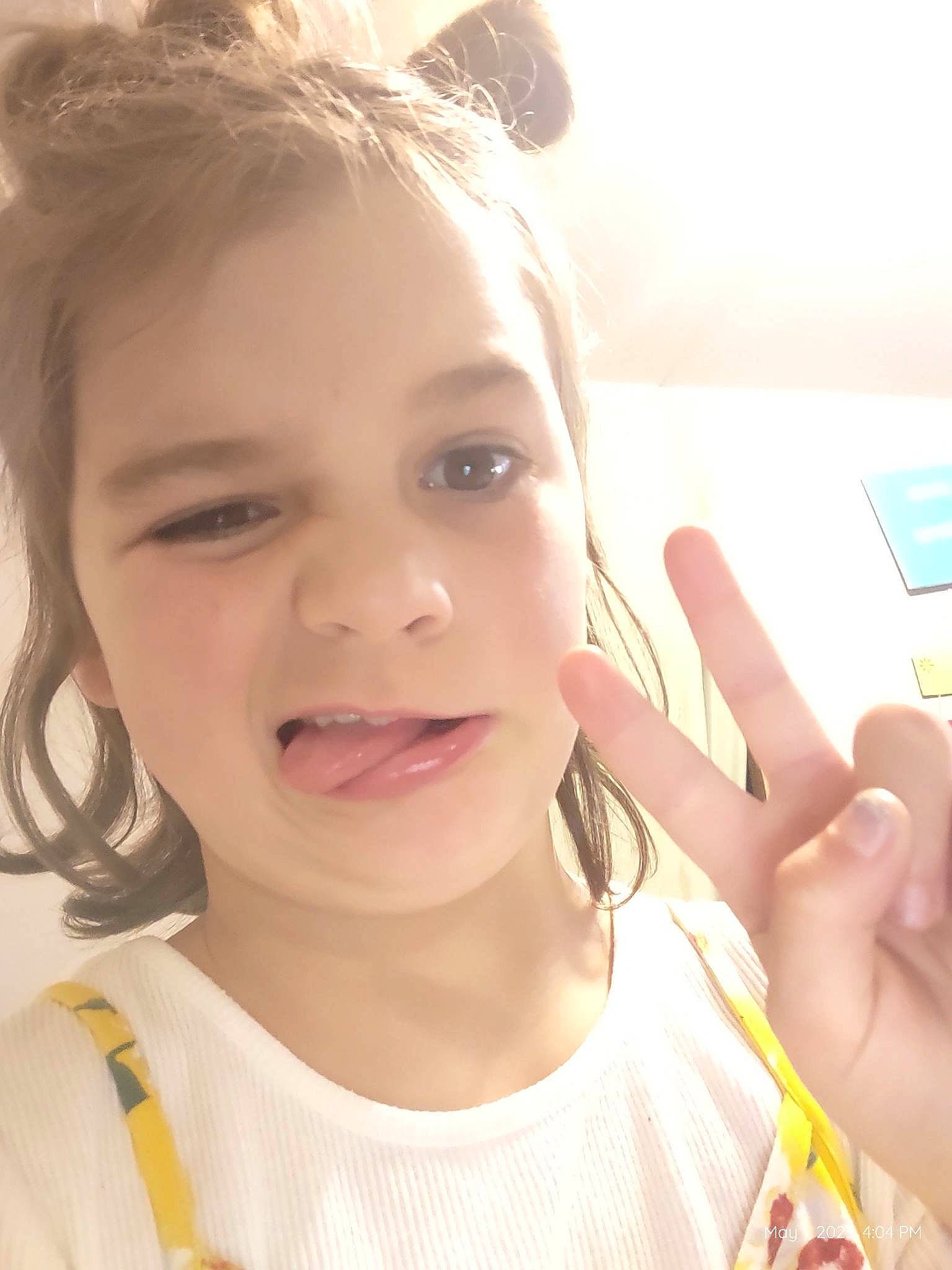 Josie is registered to the contest to win money with this photo: cheek, chin, ear, eye, eyebrow, eyelash, finger, forehead, gesture, hair, happy, iris, jaw, joy, lip, mouth, neck, nose, person, skin