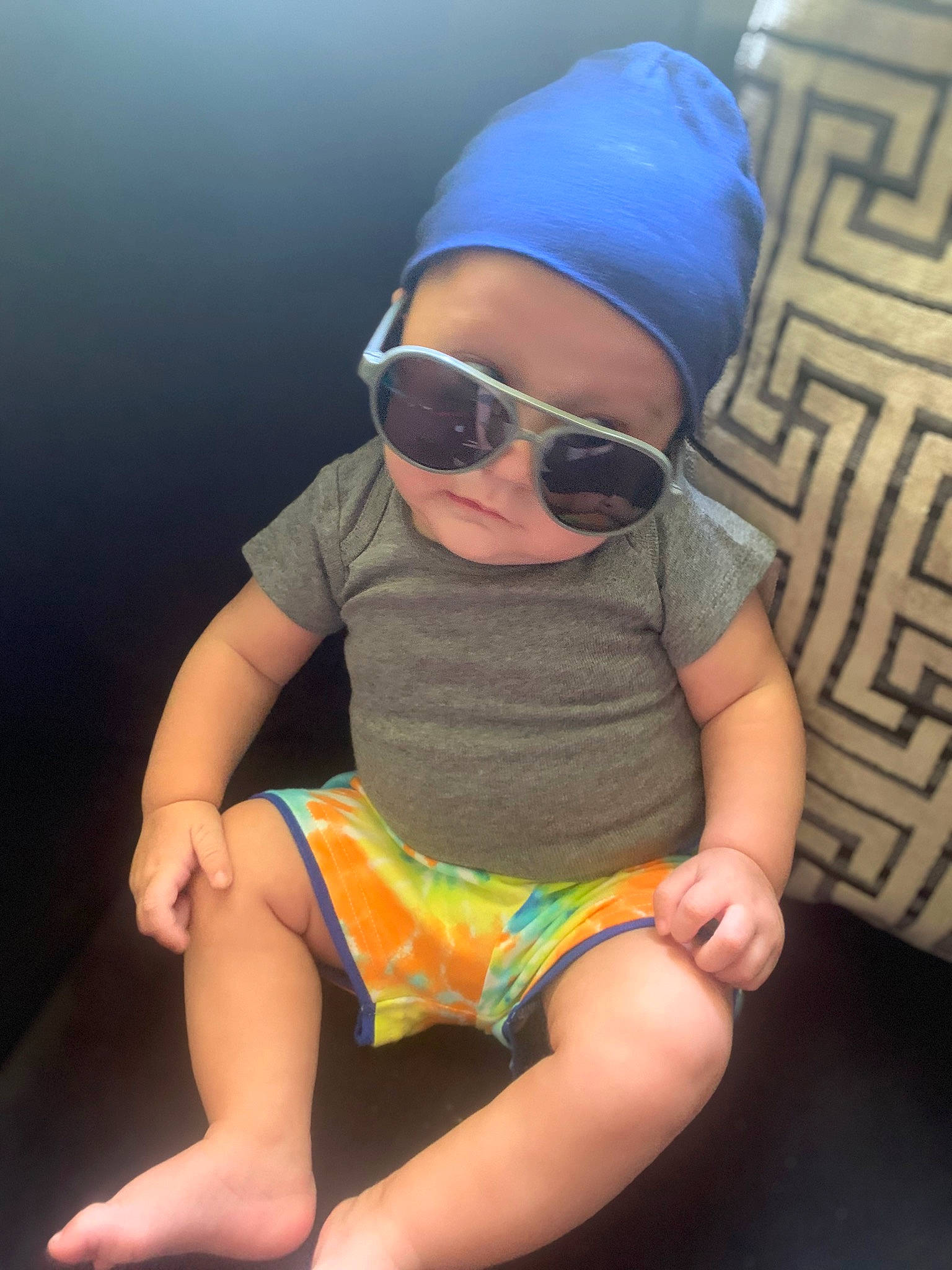 Wolfgang joined the competition — help win amazing prizes! baby_toddler_clothing, beauty, cap, child, cool, eyewear, finger, fun, glasses, goggles, headwear, knee, leg, leisure, pattern, person, pink, sunglasses, t_shirt, thigh