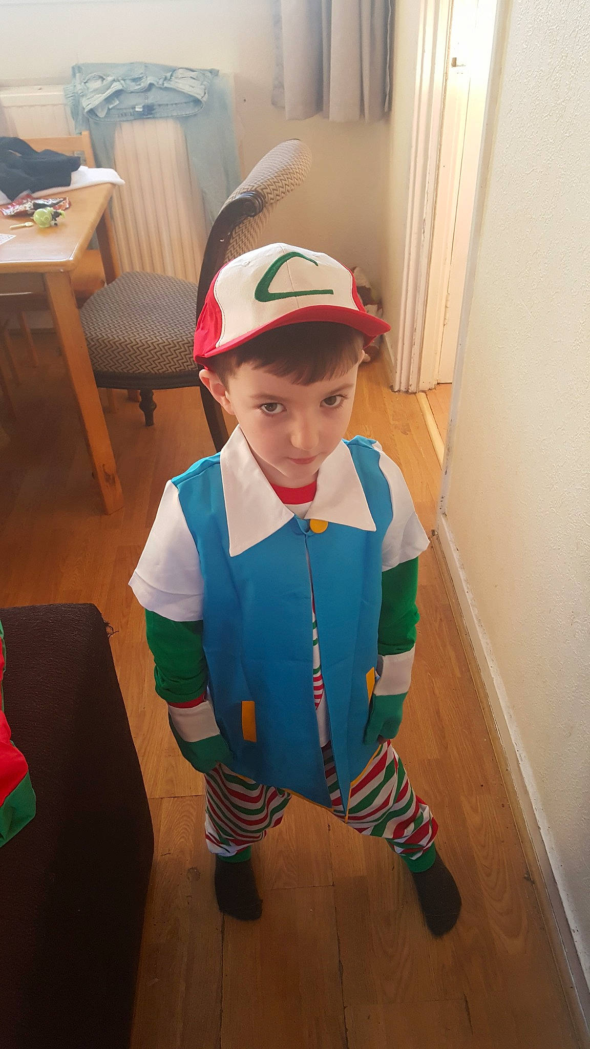 Kye joined the competition — help win amazing prizes! child, costume, joy, person, standing, toddler