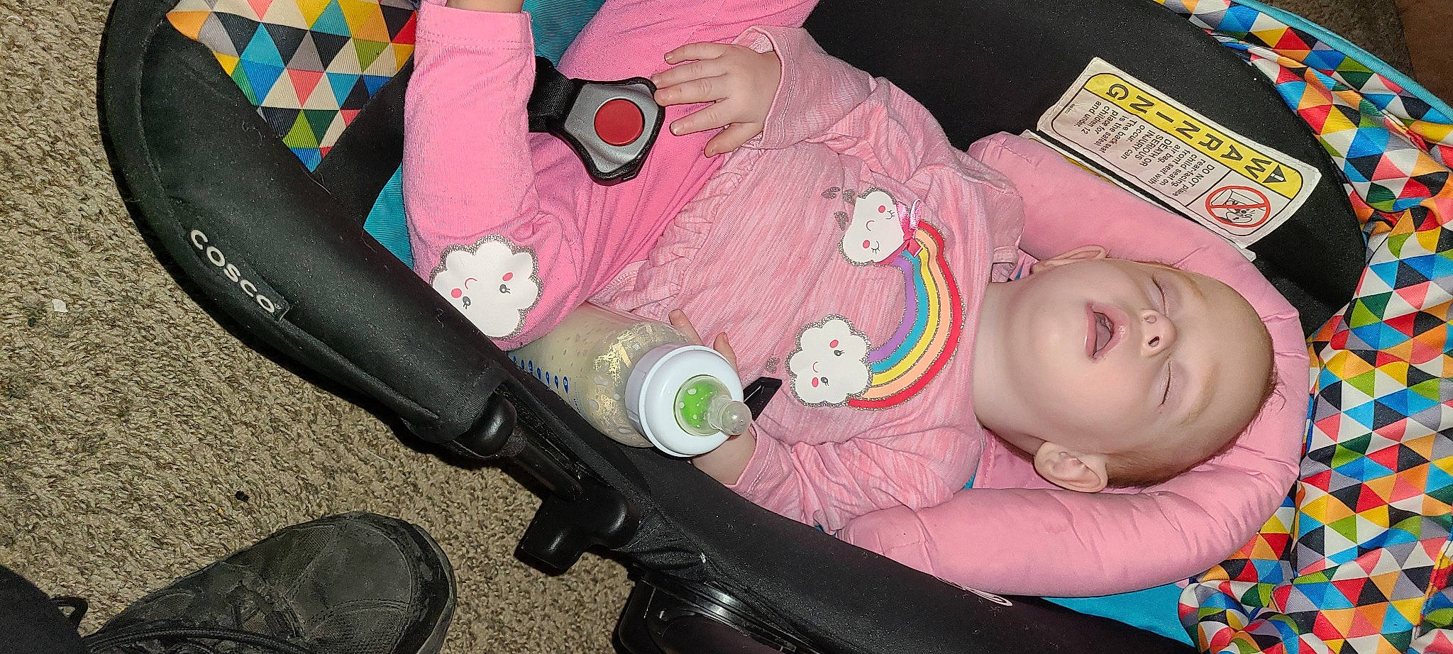 Grace Lucille Lynn Arnold joined the competition — help win amazing prizes! baby, baby_carriage, baby_products, child, person, pink, play, product, toddler