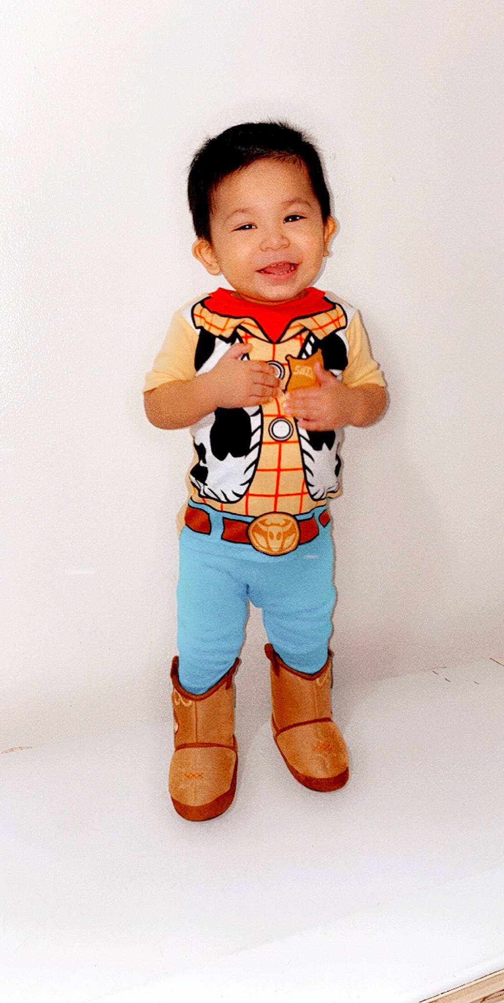Leonel joined the competition — help win amazing prizes! baby, baby_products, baby_toddler_clothing, beige, boot, brown, cheek, child_model, cool, joint, joy, knee, orange, person, pocket, riding_boot, shoulder, sleeve, sock, standing